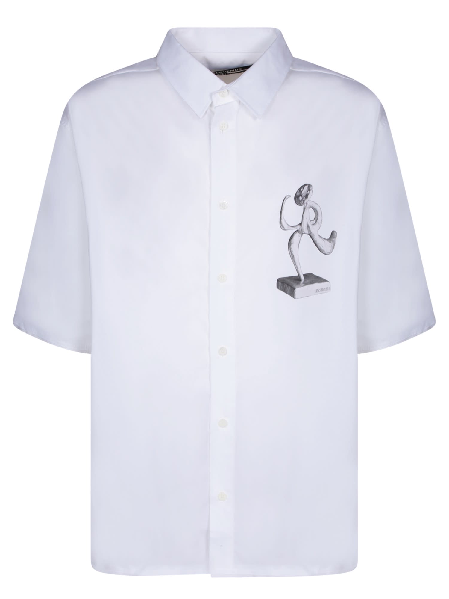 Shop Jacquemus Cabri White Shirt