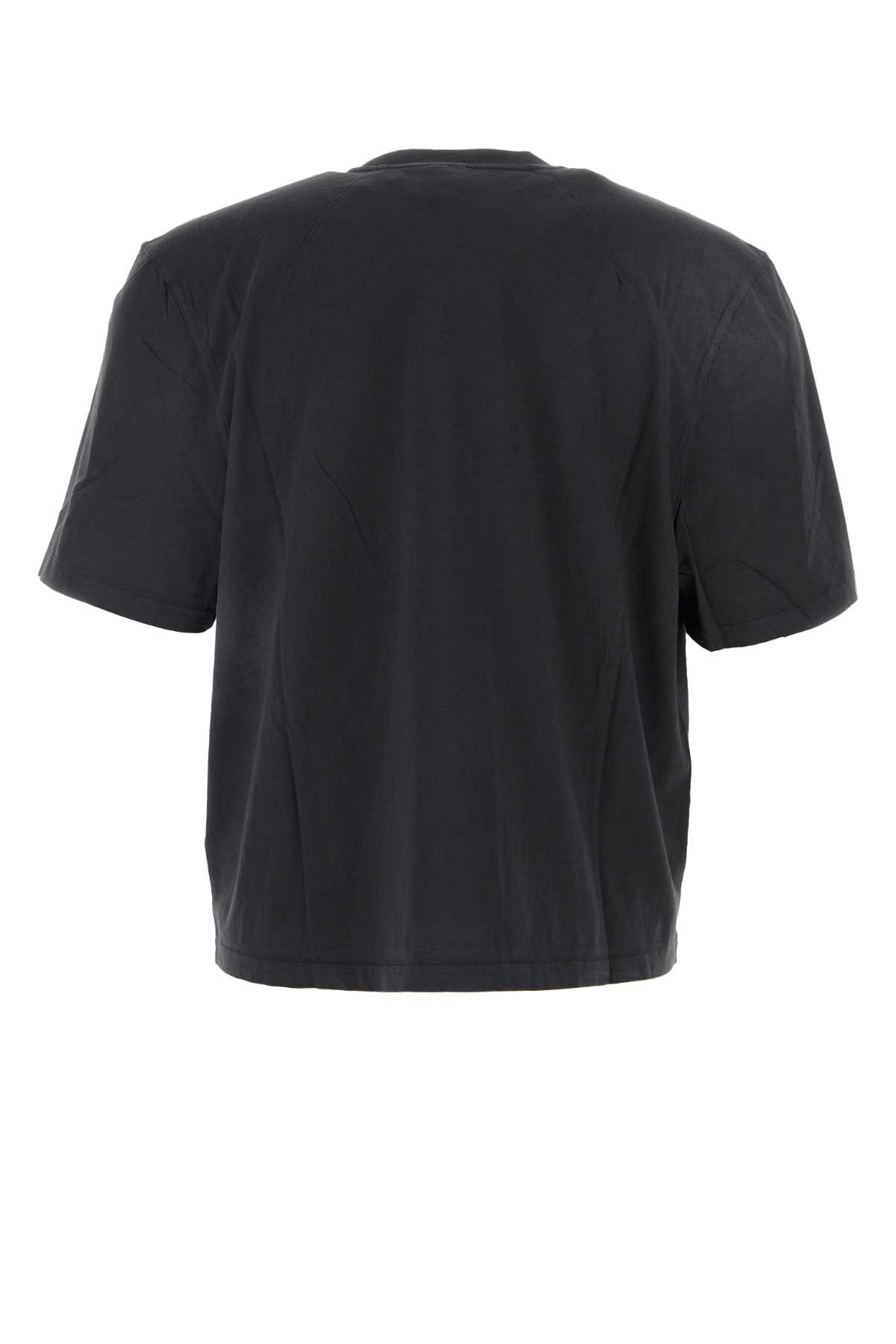 Entire Studios Charcoal Cotton T-shirt In Black