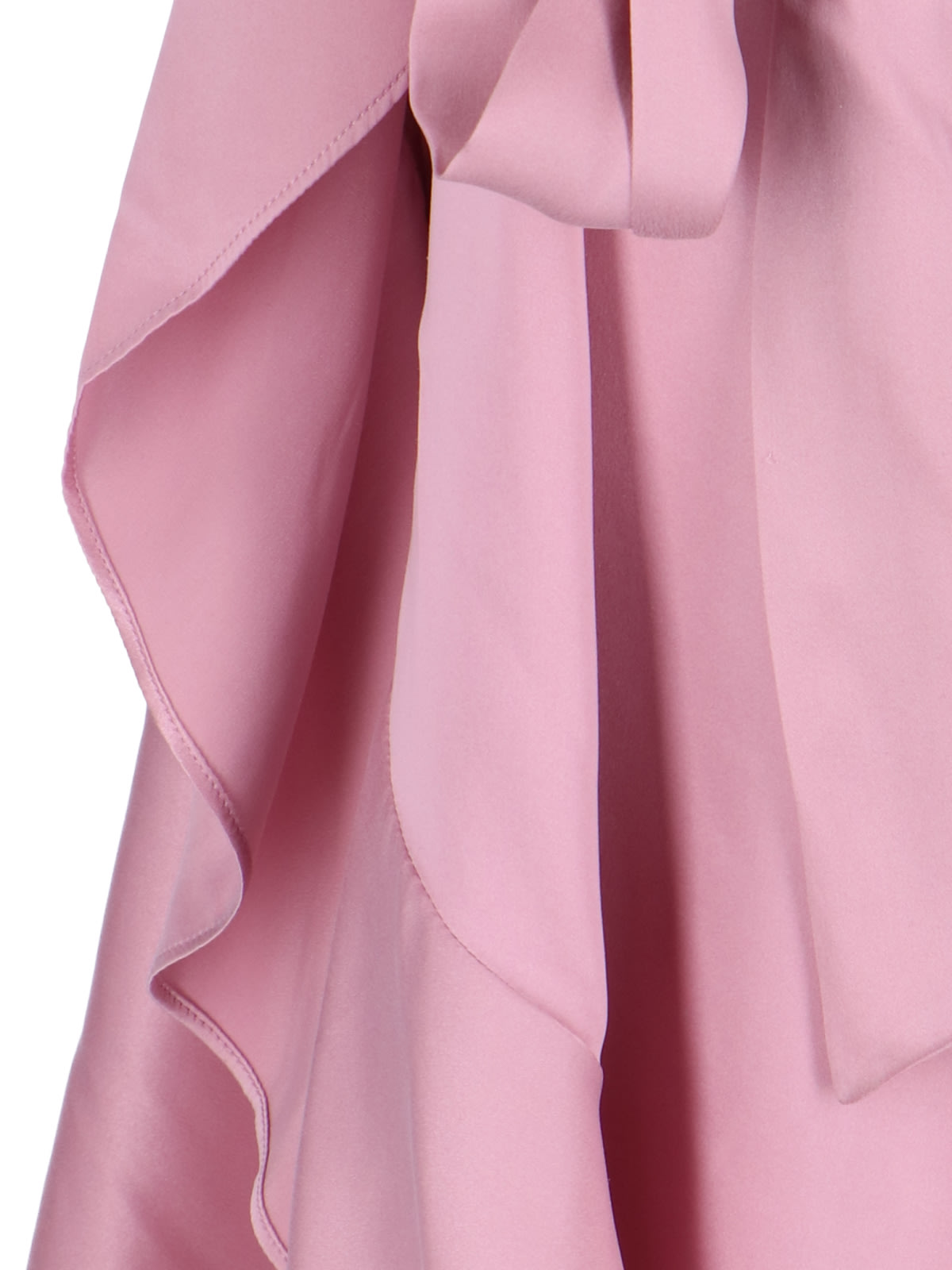 Shop Zimmermann Asymmetrical Midi Dress In Pink