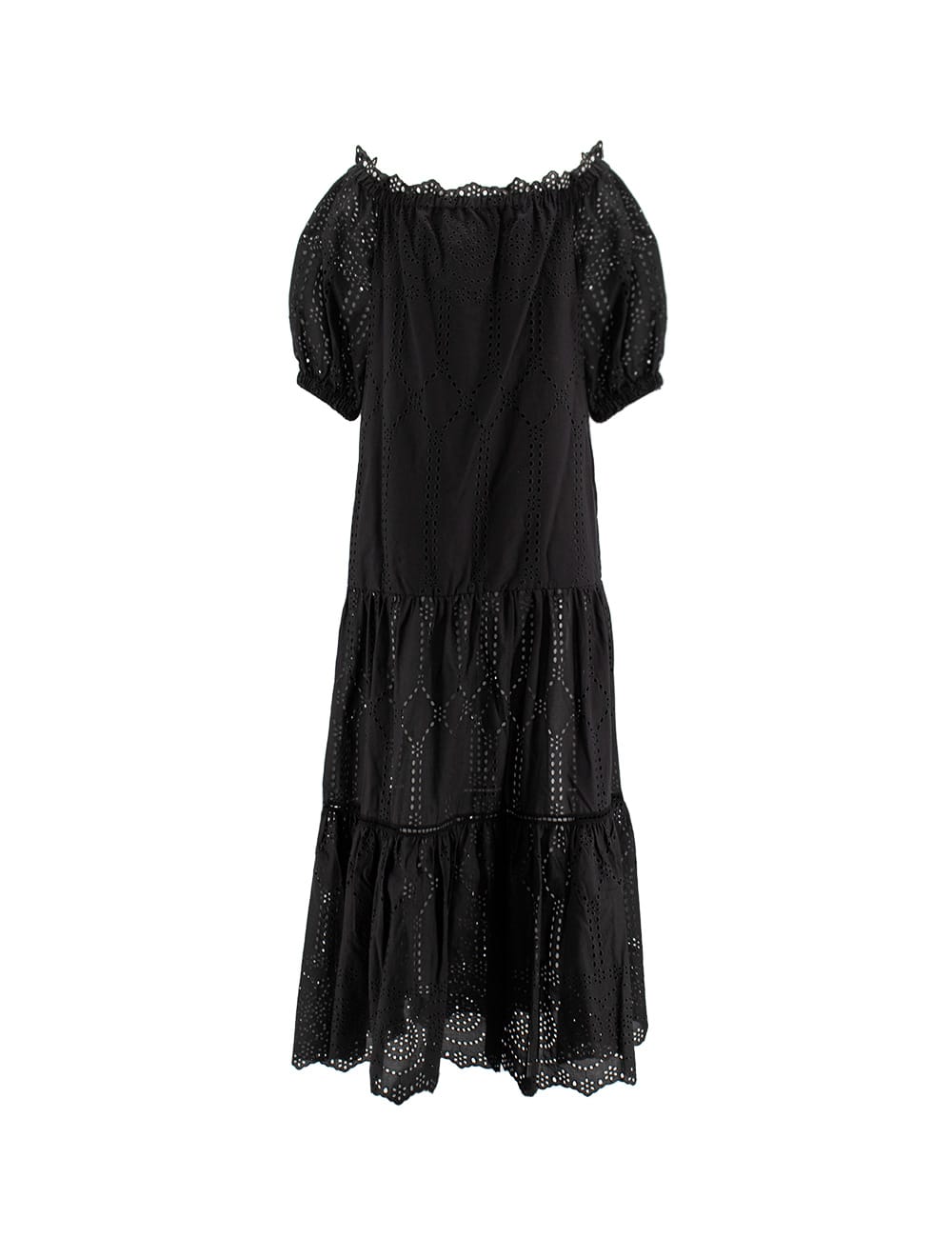 Shop Ermanno Firenze Dress In Black