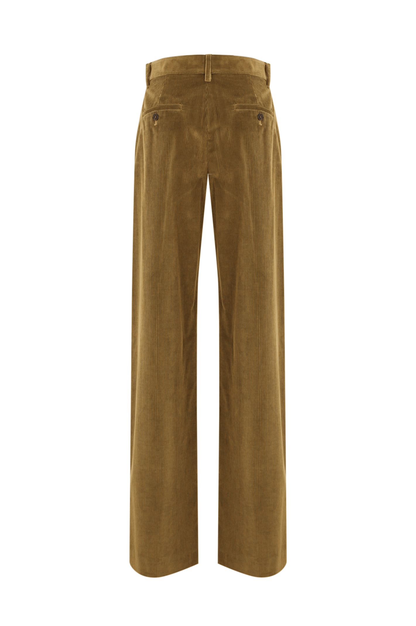 Shop Weekend Max Mara Marruca Corduroy Trousers In Velvet In Cammello