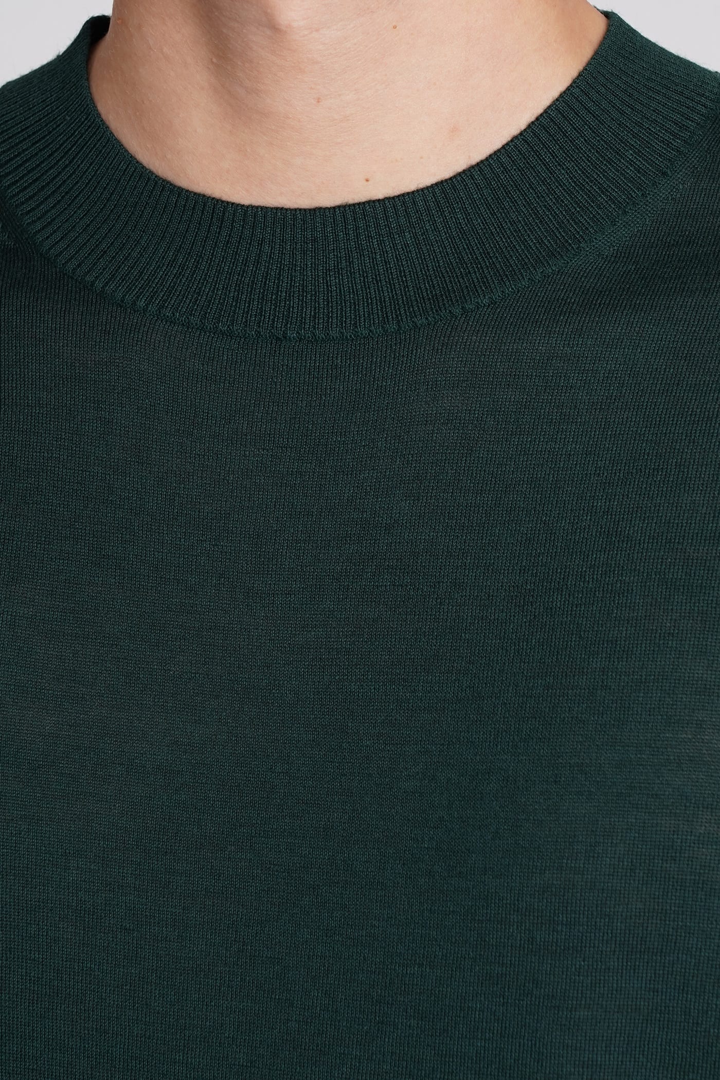 Shop Ballantyne T-shirt In Green Wool