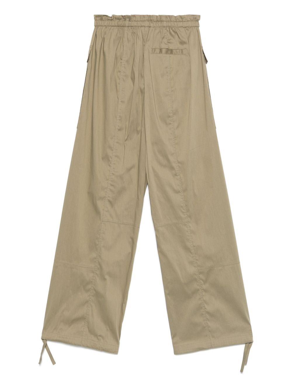Shop Semicouture Drawstring Trousers
