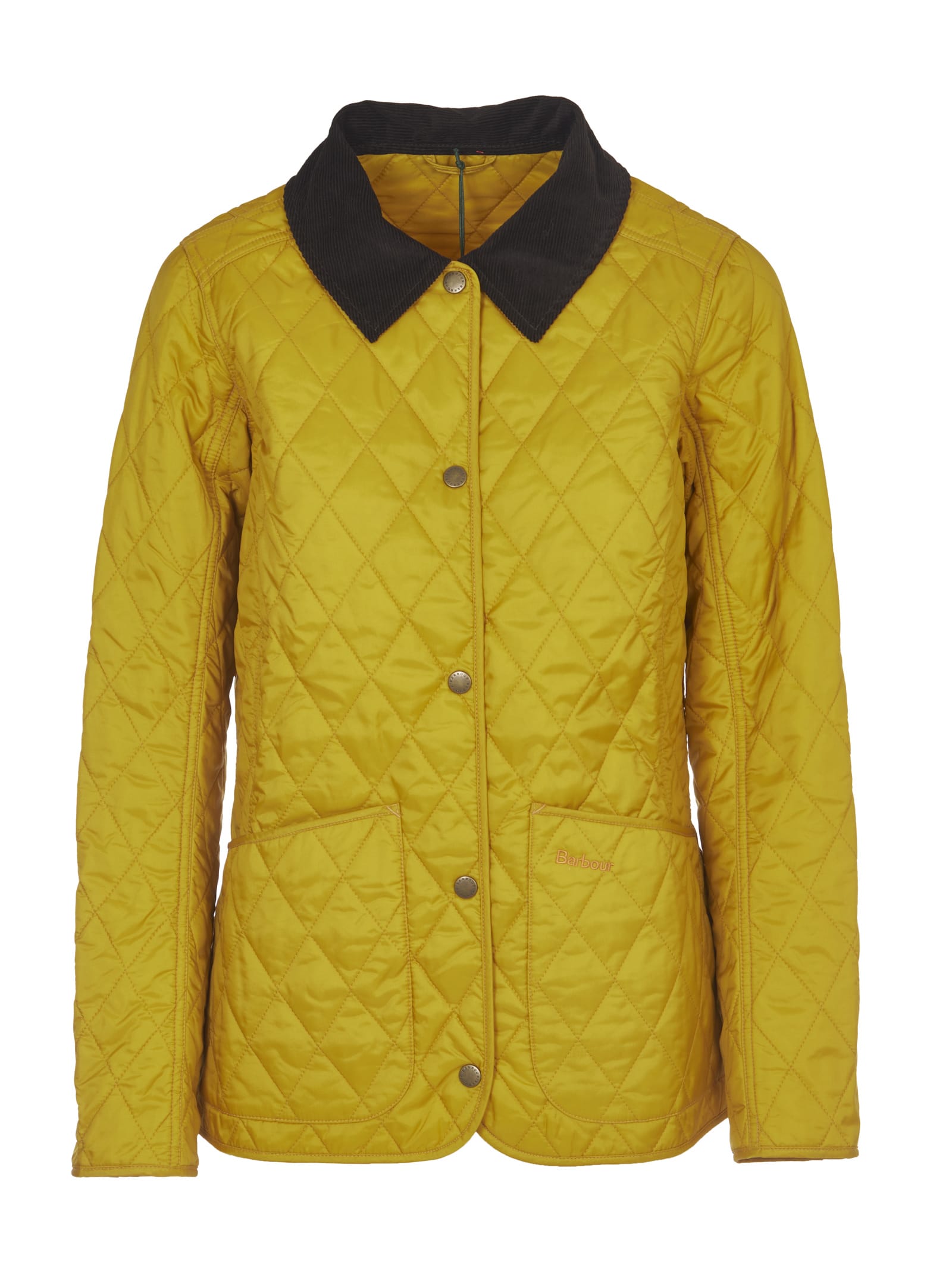 Barbour Yellow Quilted Annadale Jacket