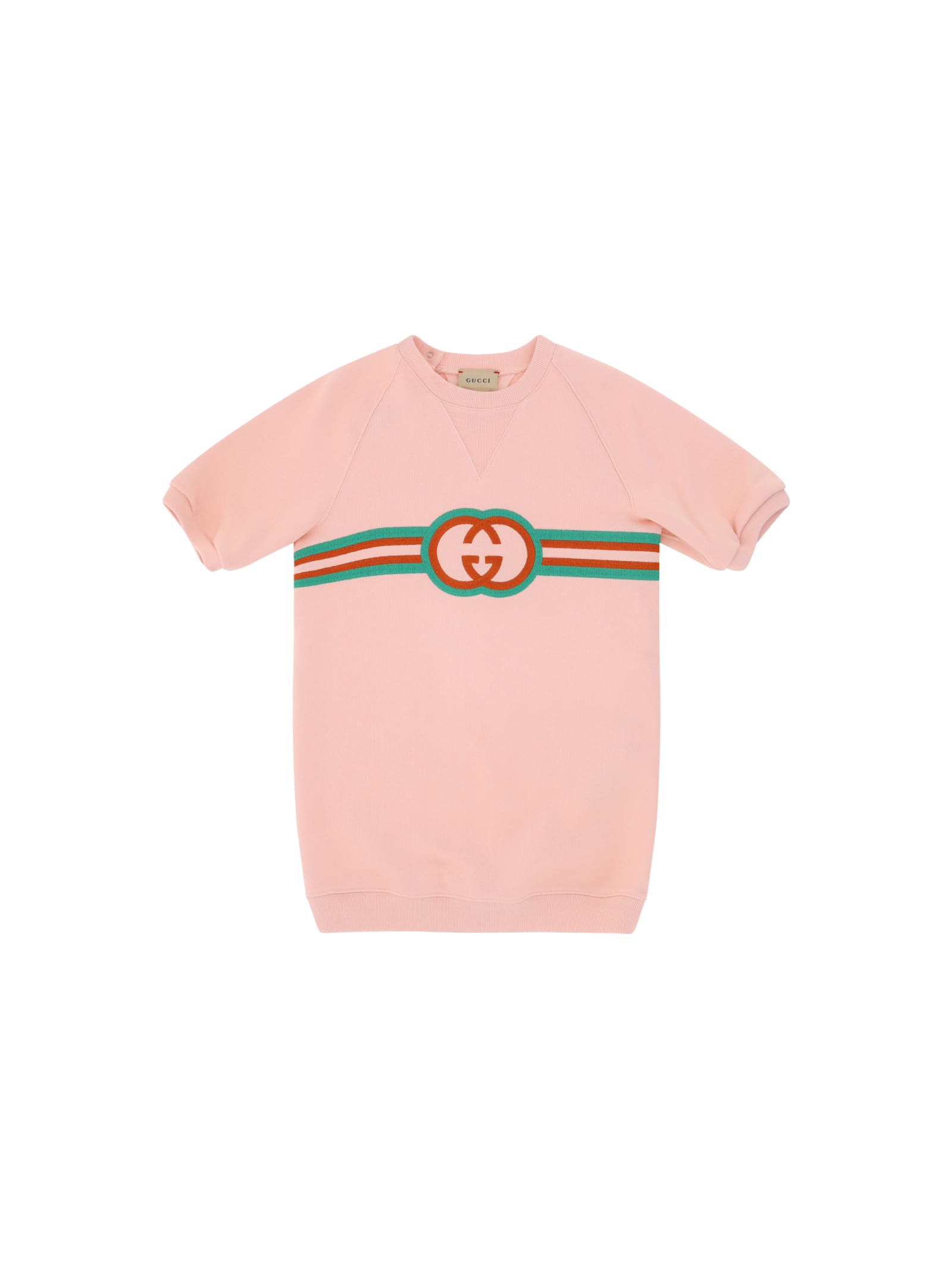 Shop Gucci Dress For Girl In Pink