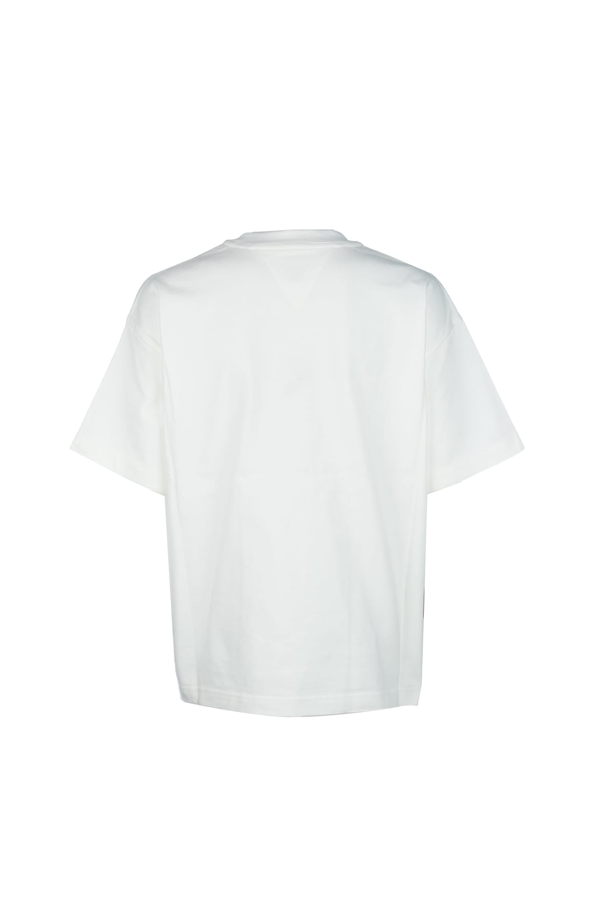 Bottega Veneta Pocket Detail Crew Neck Short Sleeve Top In White