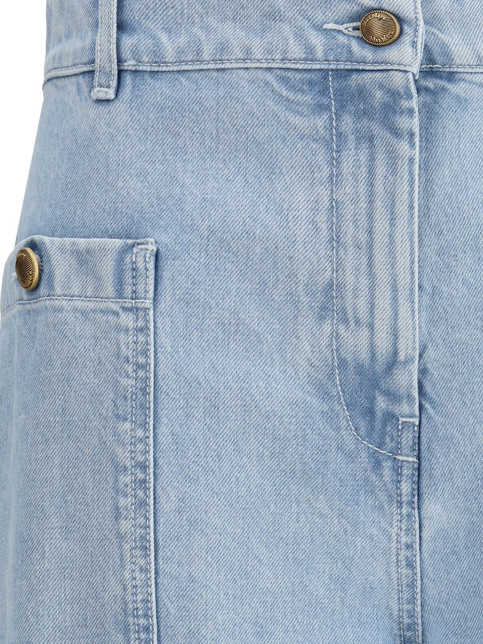 Max Mara Pugnale Jeans In Blue