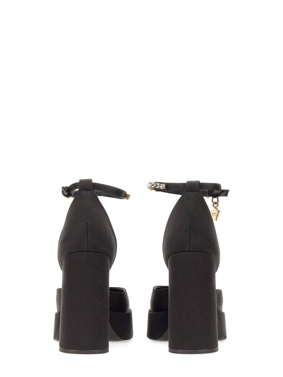 Shop Versace Dã Colletã With Plateau Medusa Aevitas In Black