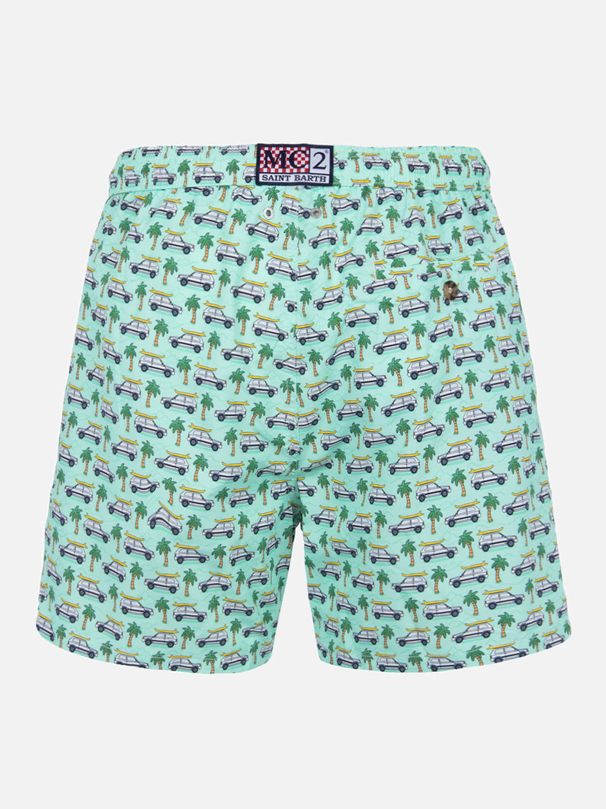 Mc2 Saint Barth Swimming Shorts In Green