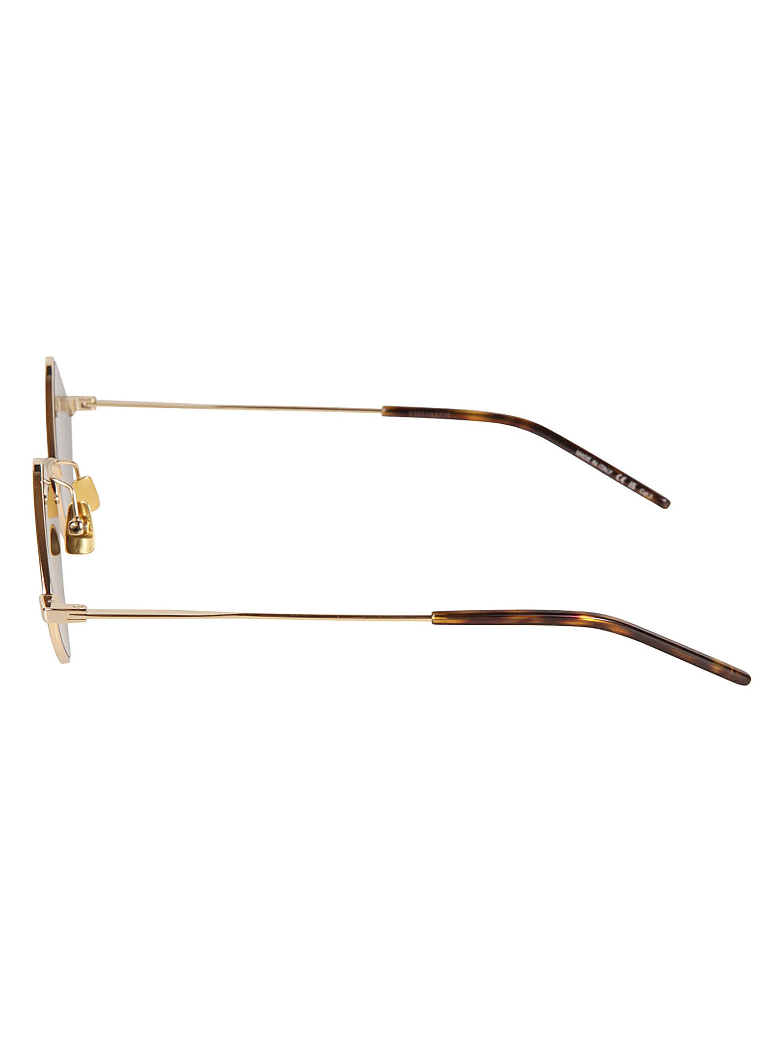 Saint Laurent Sl 302 Lisa Sunglasses In Gold/grey