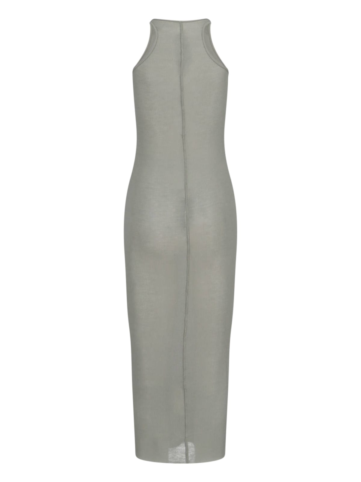 Rick Owens Maxi Sheath Dress In Green