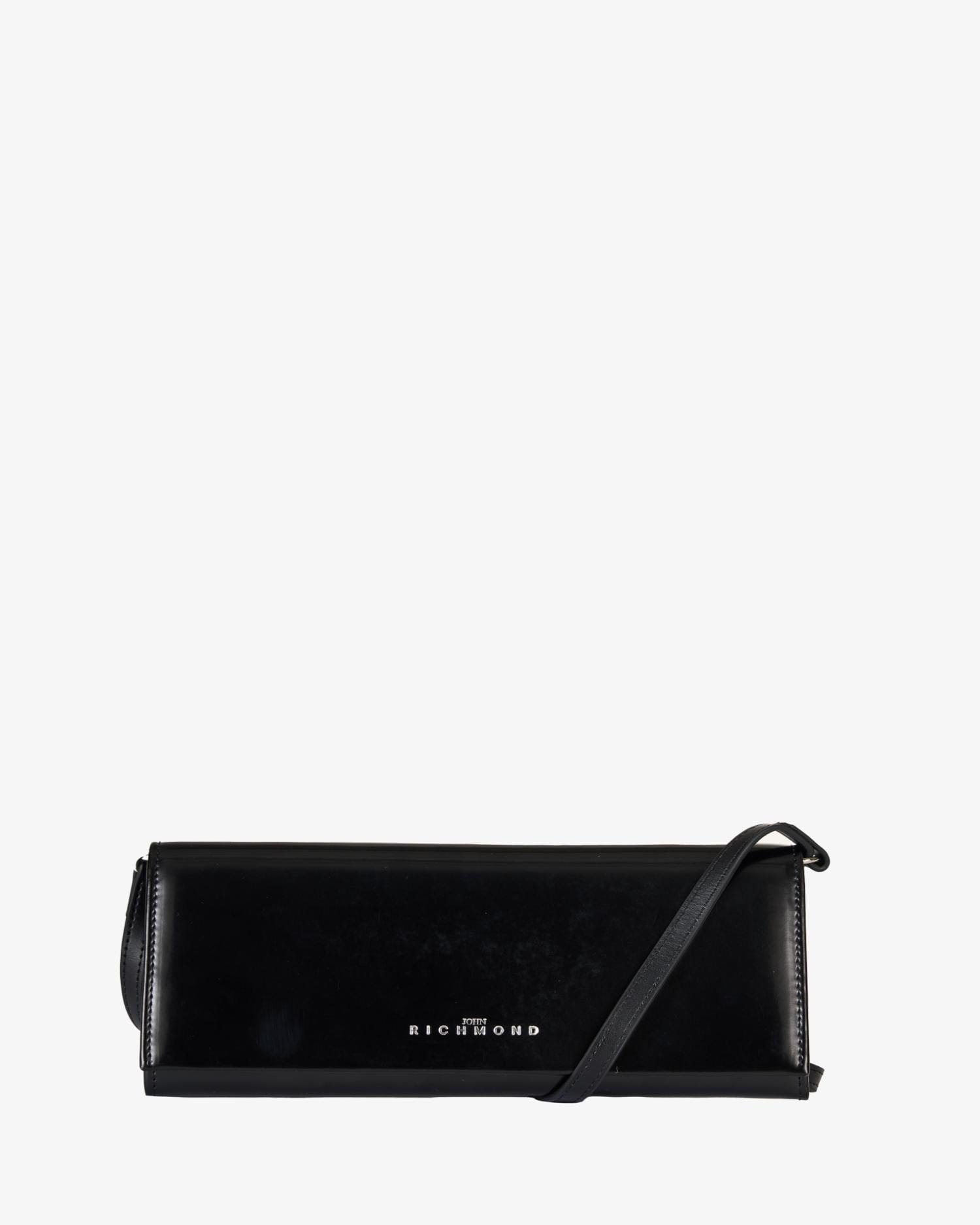 Shop John Richmond Wallets With Shoulder Strap In Nero