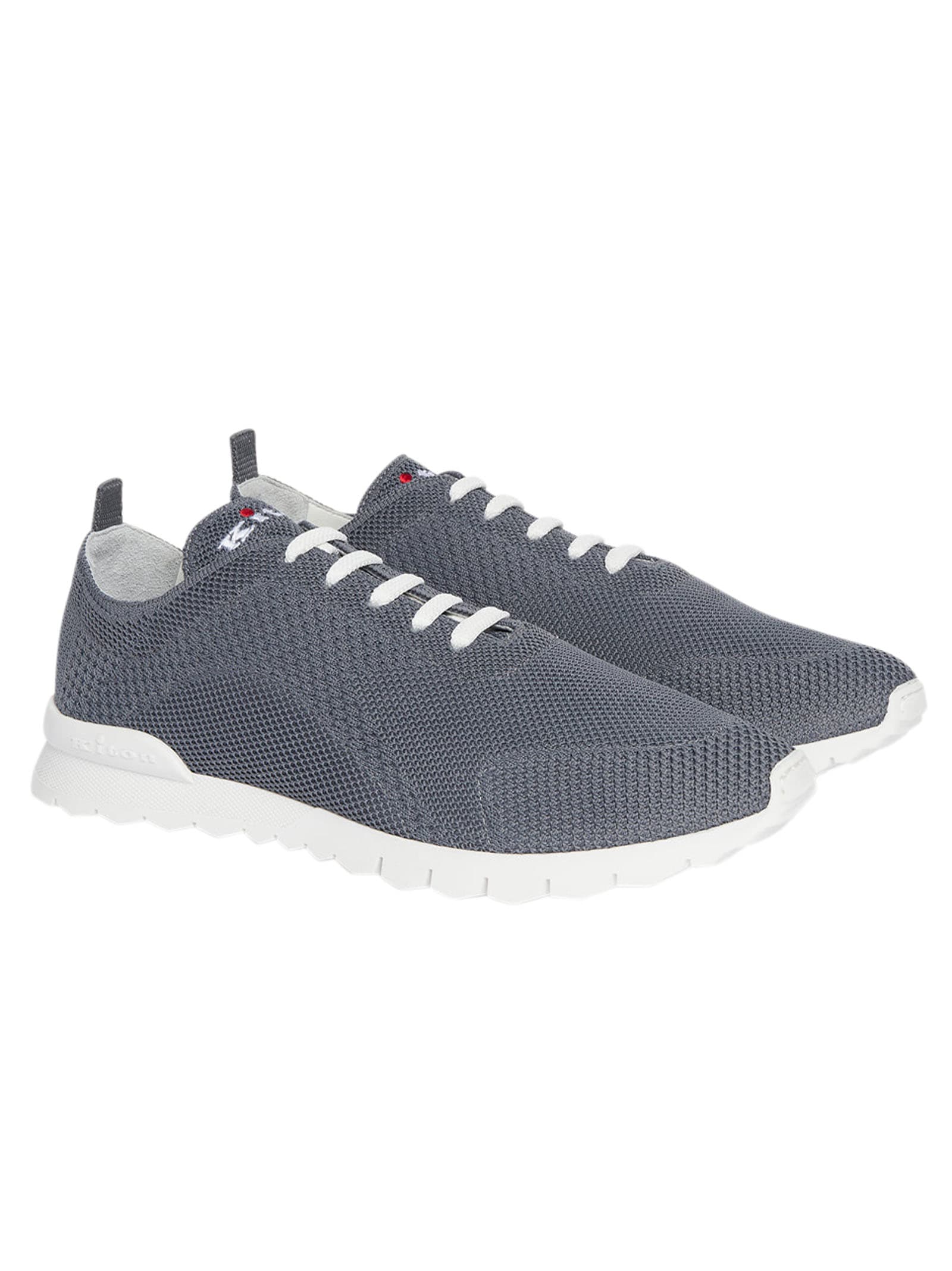 Shop Kiton Fits - Sneakers Shoes Cotton In Medium Grey