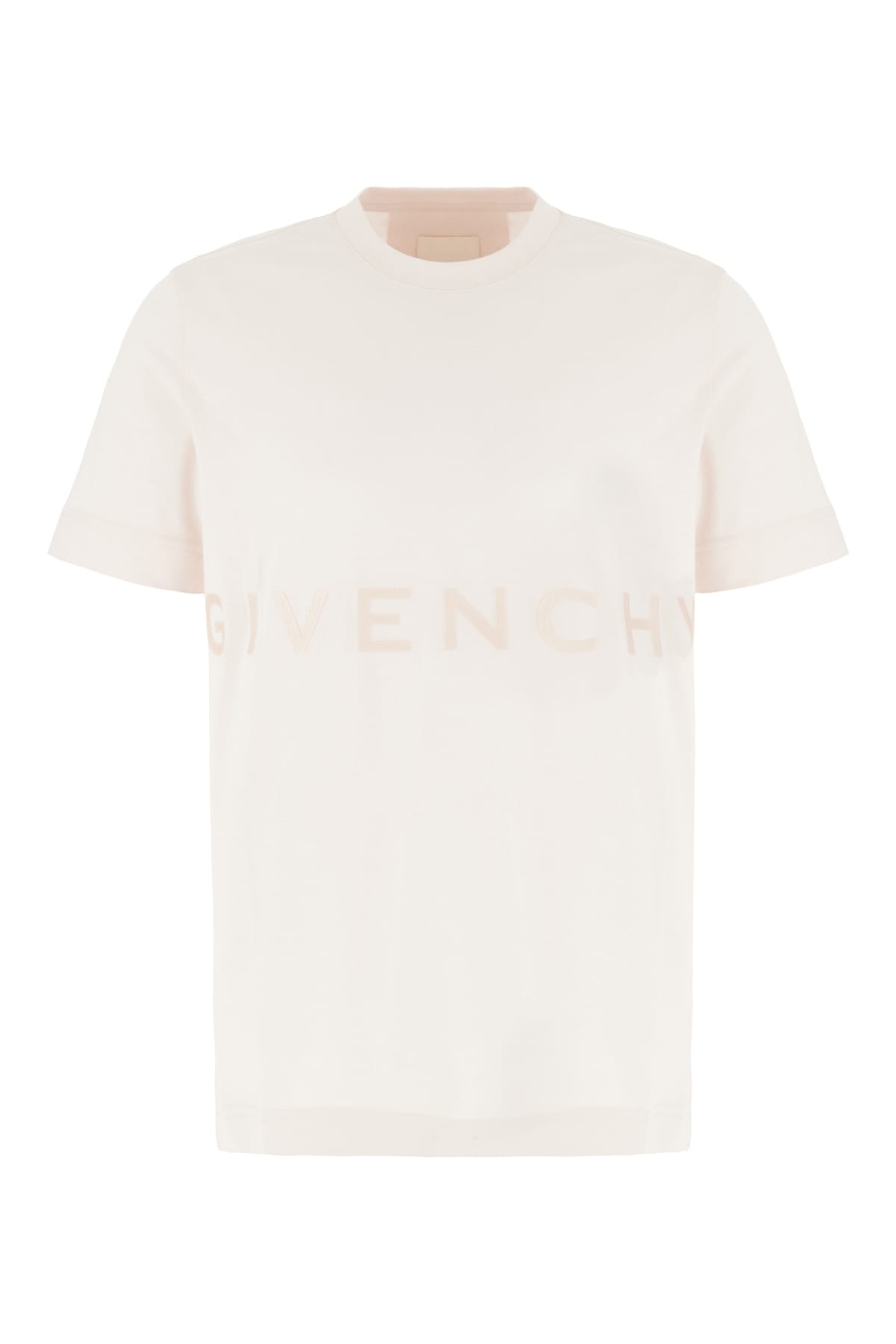 Shop Givenchy Pastel Pink Cotton T-shirt In 657