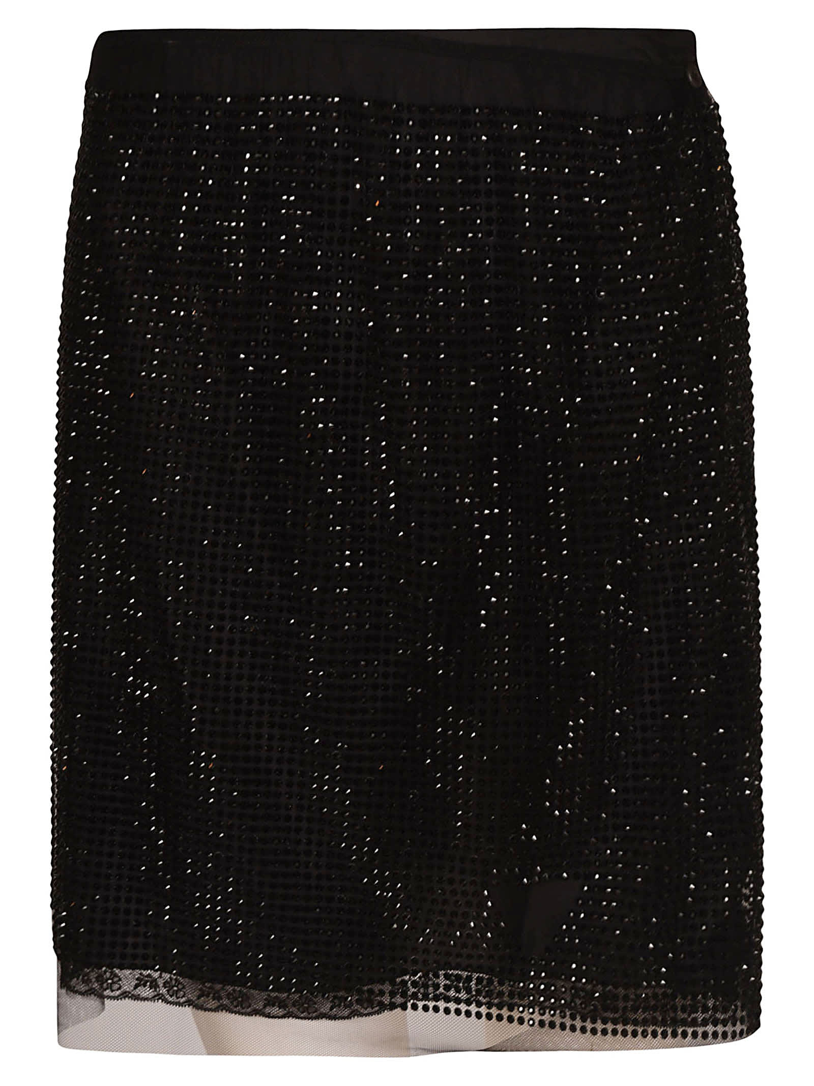 Prada Embellished Tulle Skirt