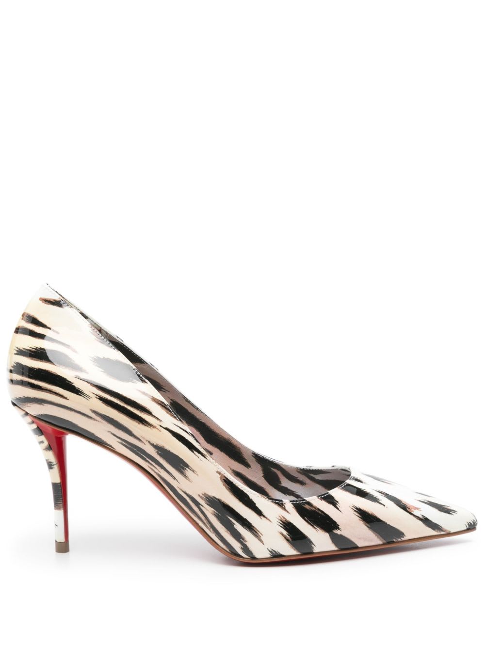 Christian Louboutin Miss Z Leather Pumps In Multi