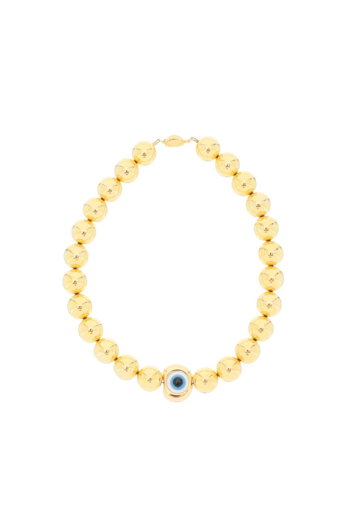 Shop Timeless Pearly Ball Necklace In Gold (gold)