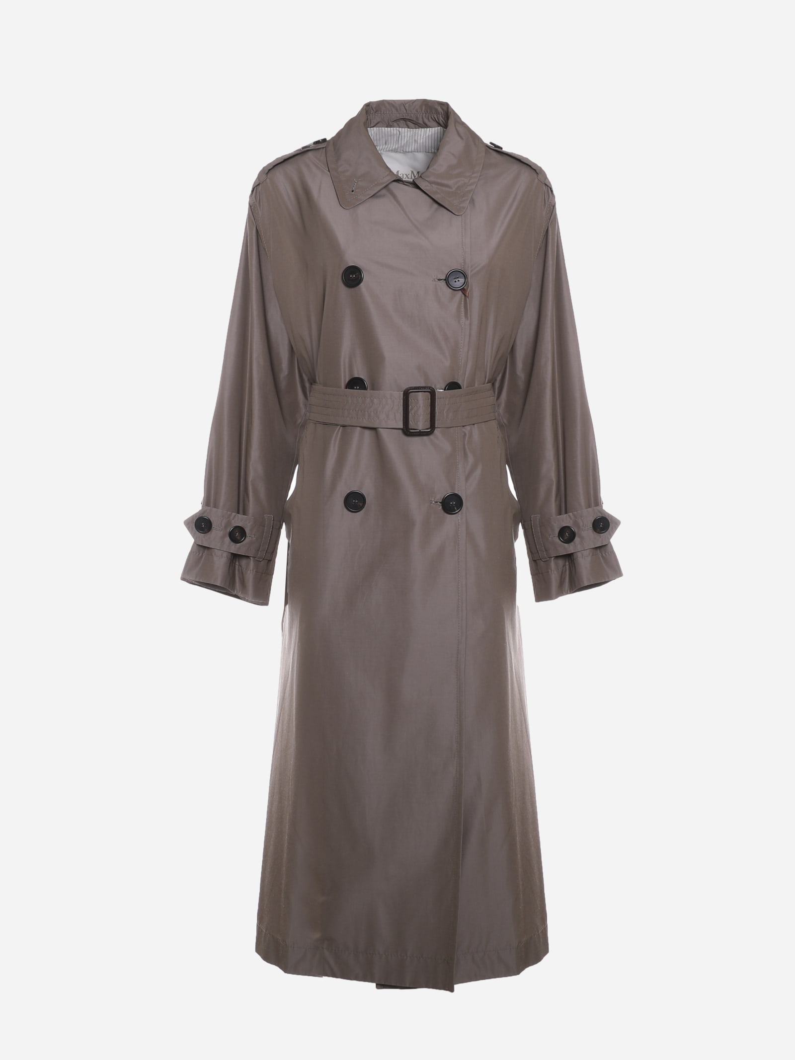 Max Mara Cimper Double-breasted Trench Coat In Cotton Blend