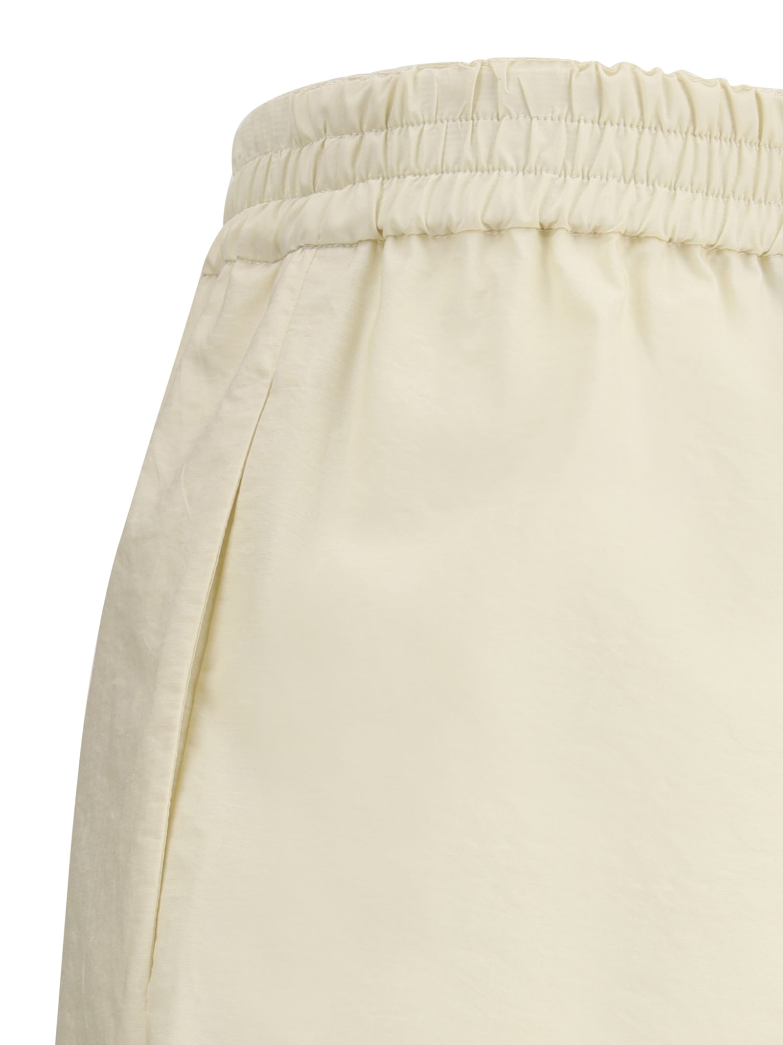 Fabiana Filippi High Waist Wide-leg Trousers In Vaniglia