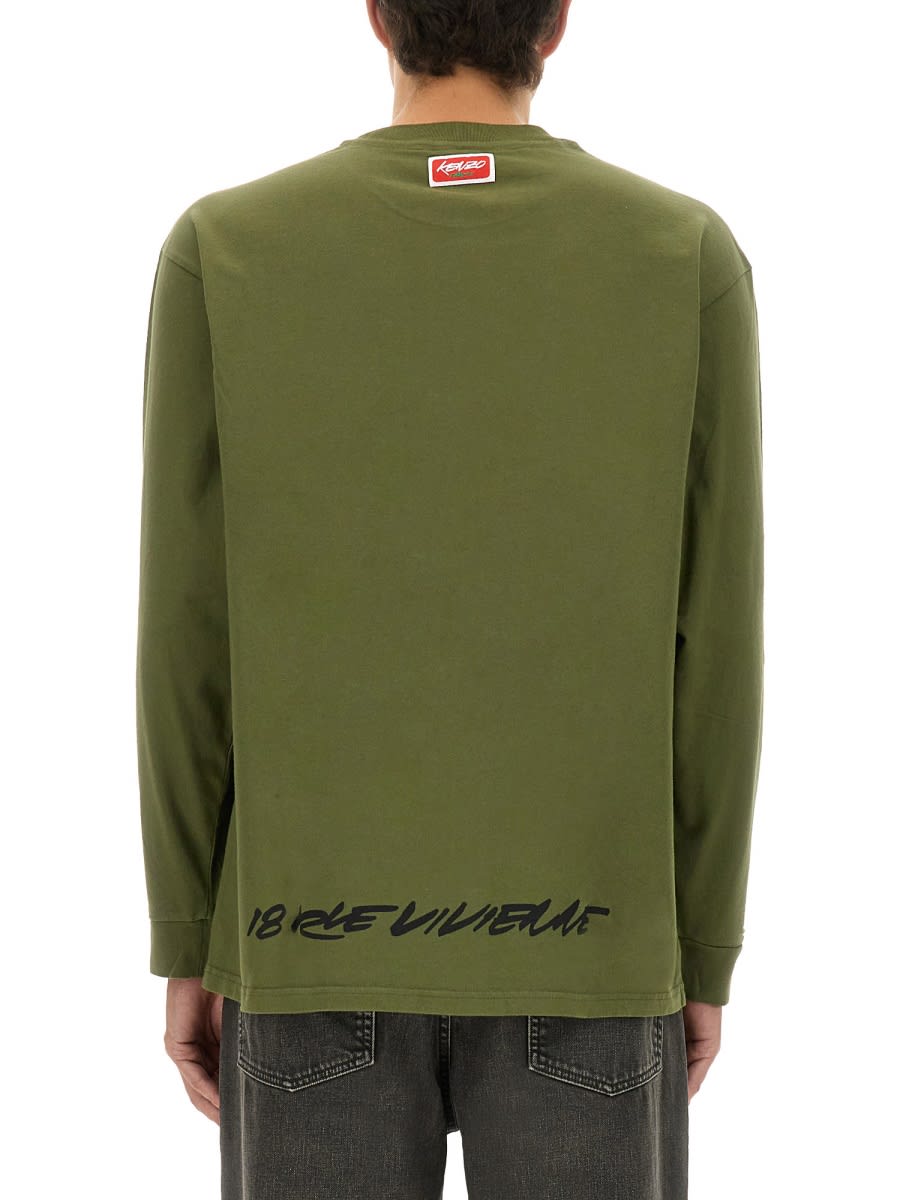 Kenzo Relaxed Fit T-shirt In Green