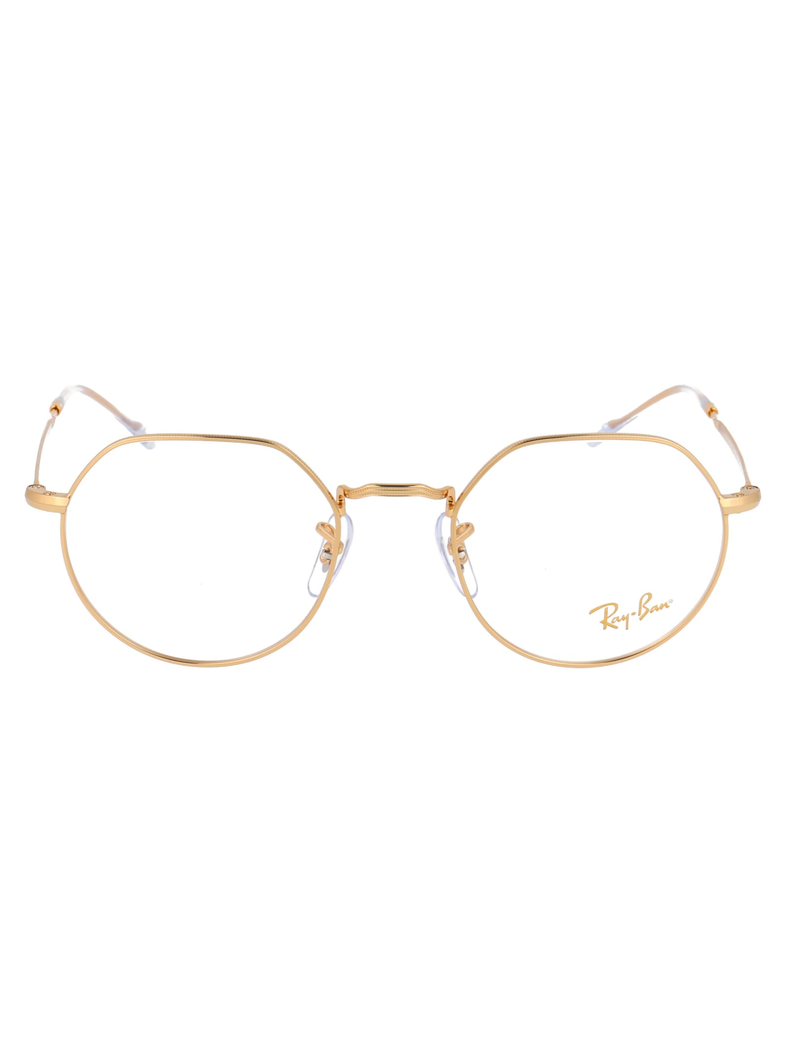 Ray Ban Jack Glasses In 3086 Legend Gold