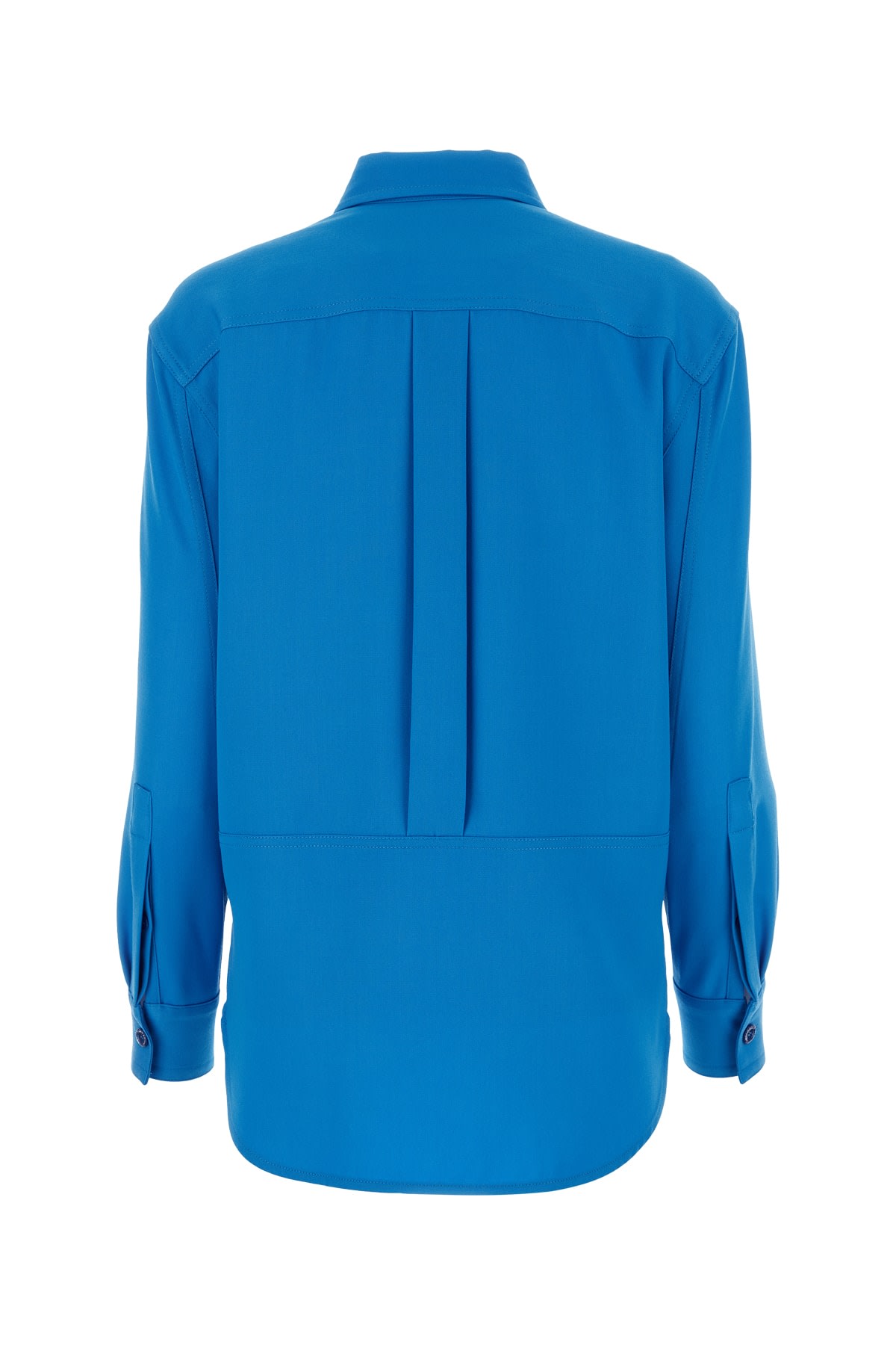 Alexander Mcqueen Chemise En Laine In Lapisblue
