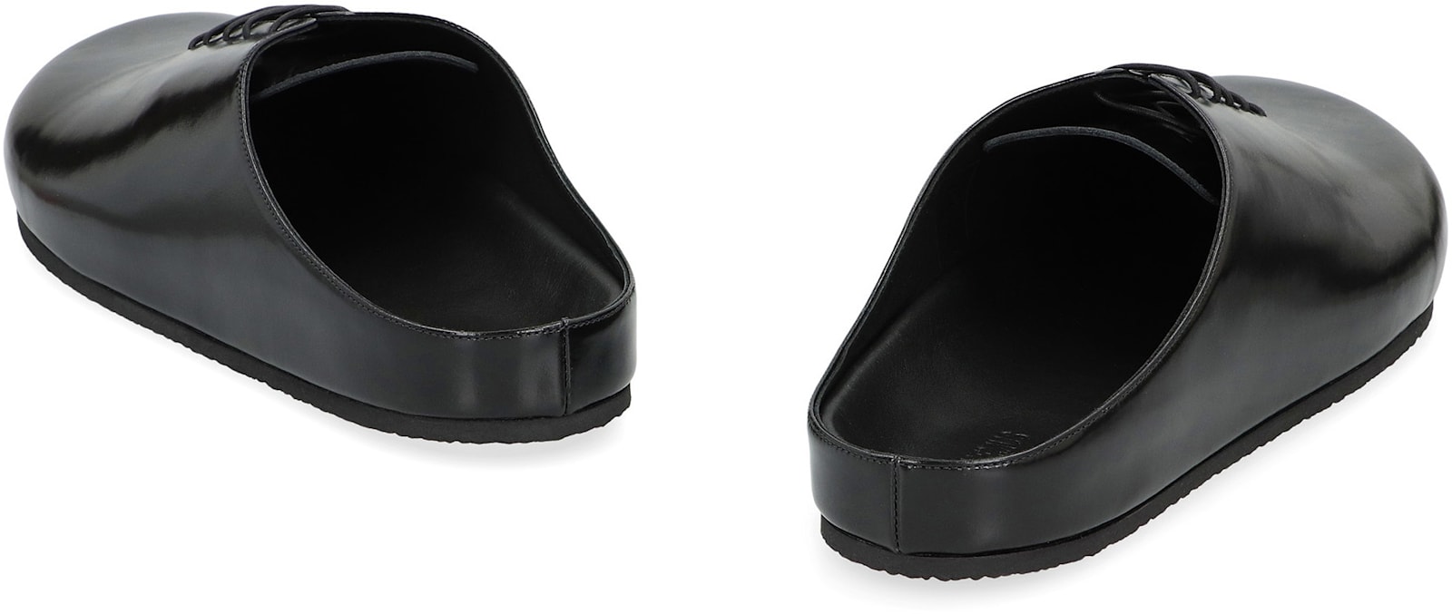 Jacquemus Mules Derby Shoes In Leather In Black
