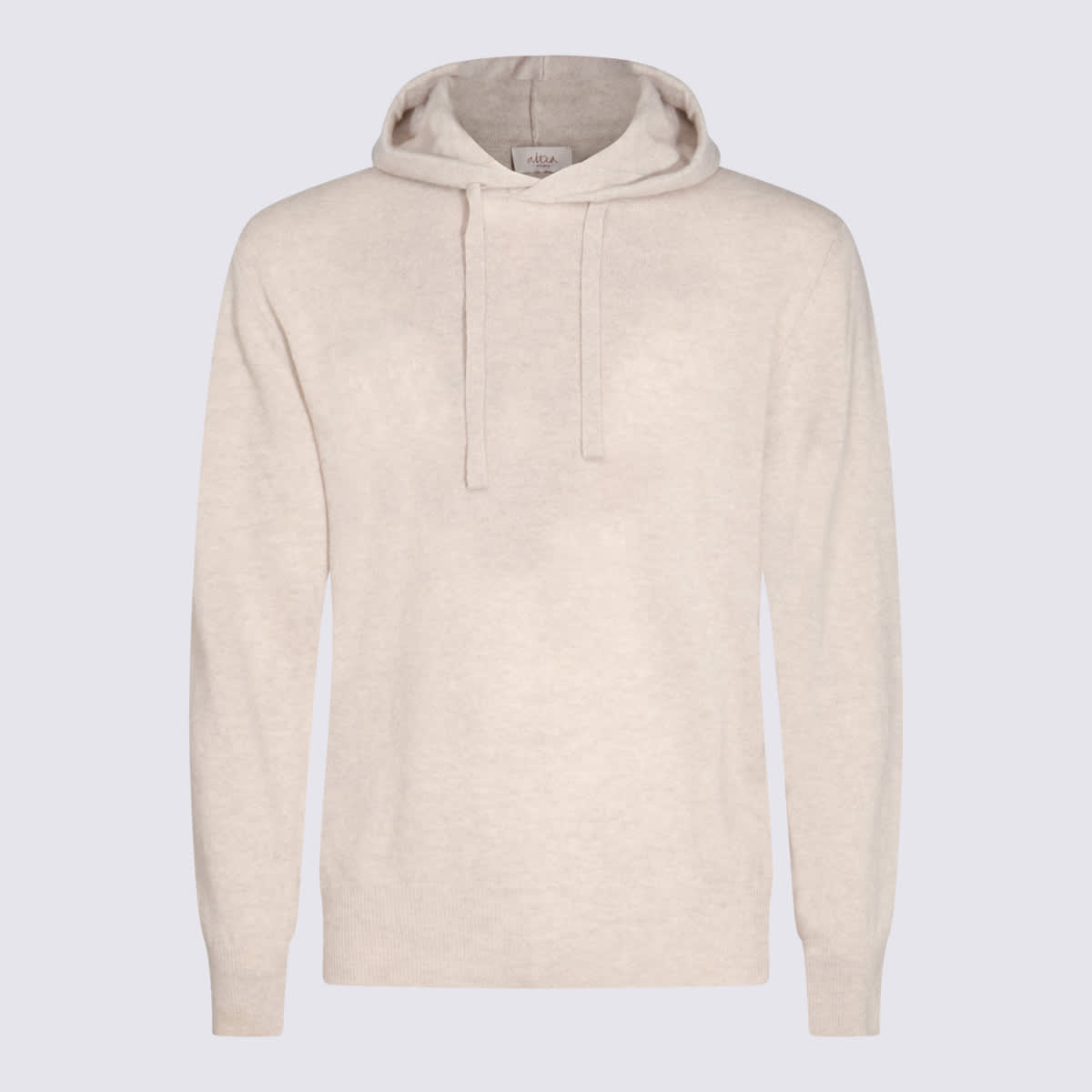 Shop Altea Beige Virgin Wool Sweatshirt