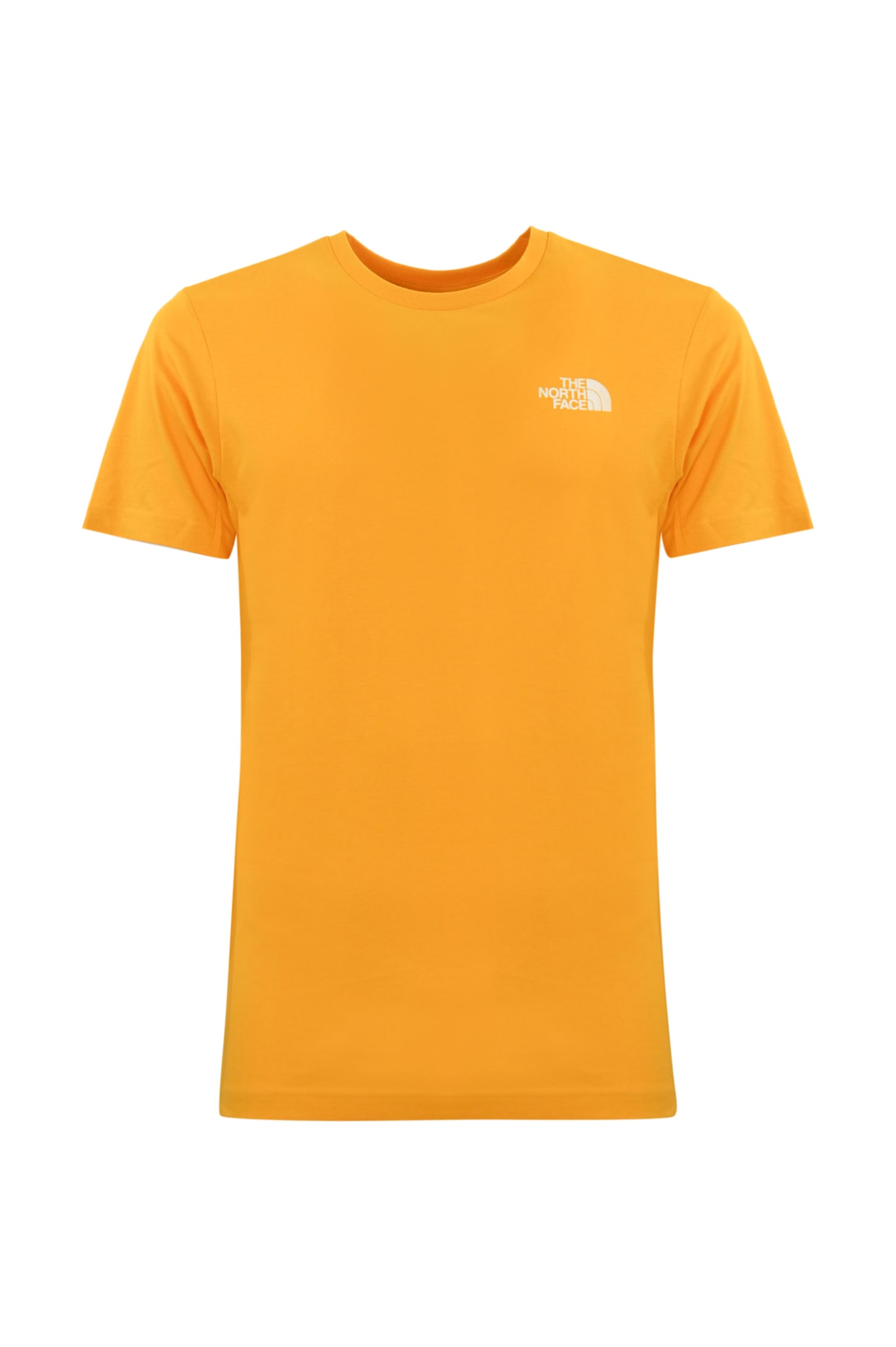 Shop The North Face Redbox Cotton T-shirt In Gold/black