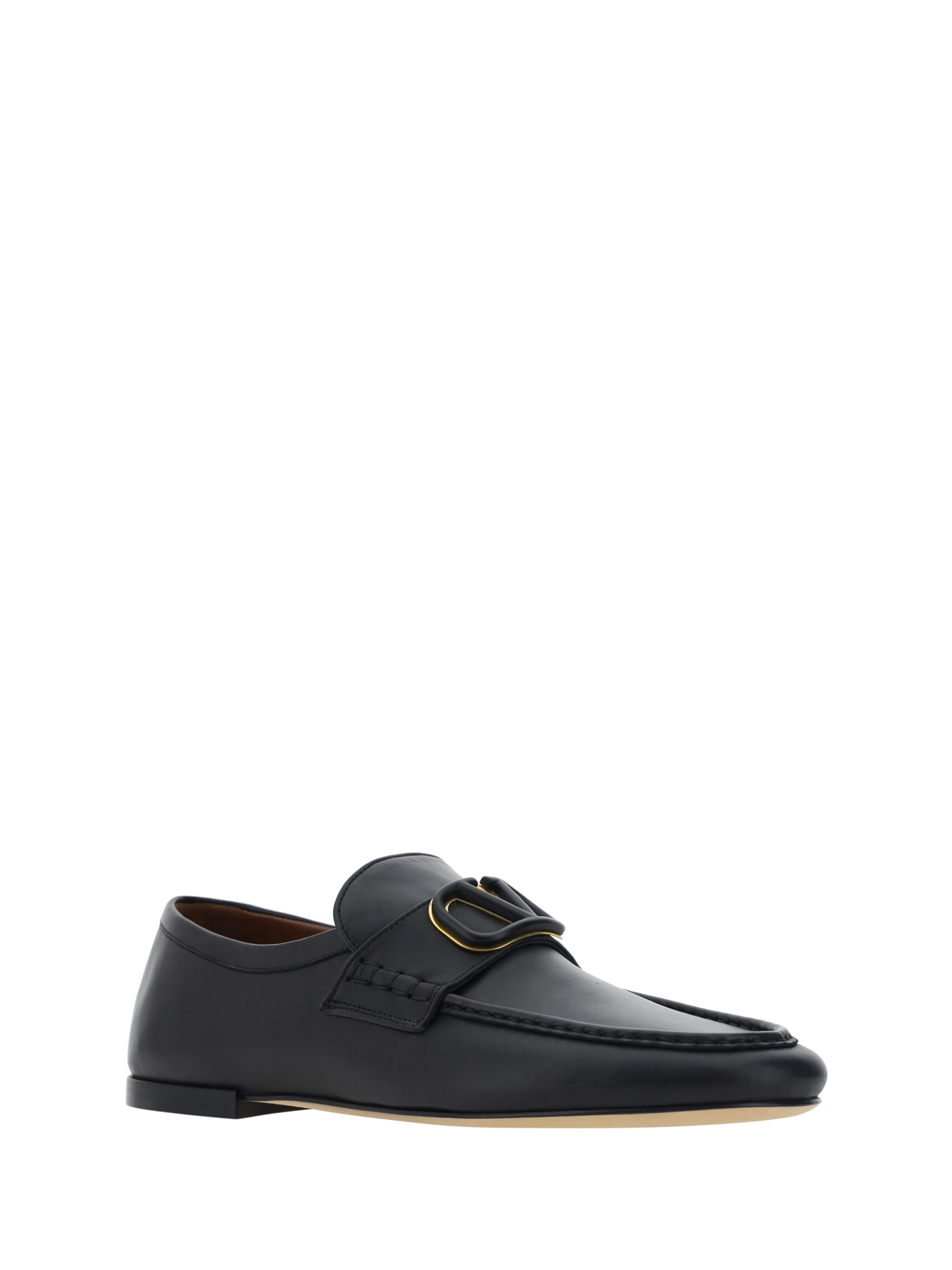 Shop Valentino Vlogo Loafers