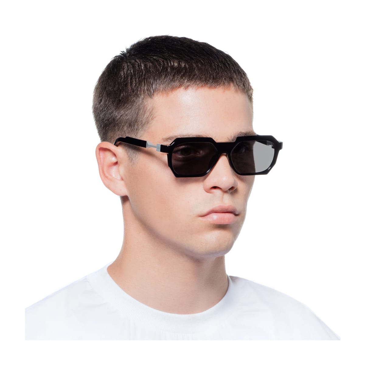 Vava Eyewear Wl0004 White Label Black Sunglasses In Black