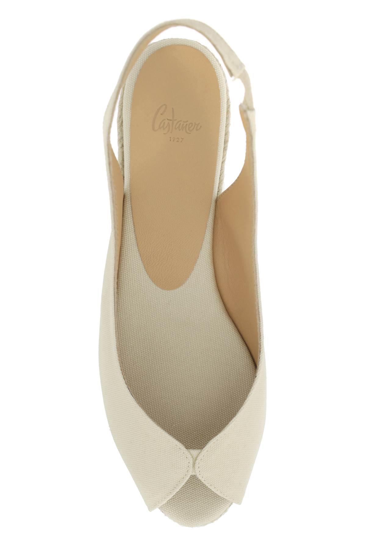 Shop Castaã±er Barbaras Esp In Ivory (beige)