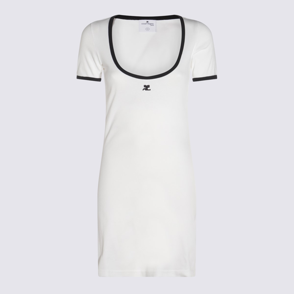 Courrèges White Cotton Mini Dress