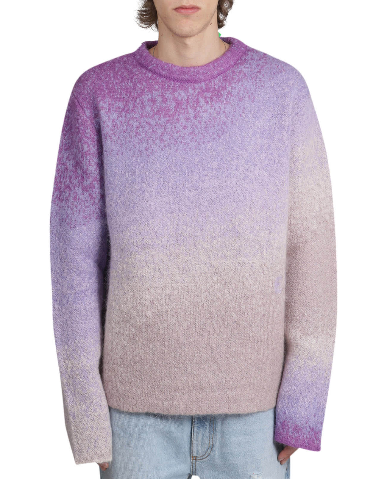 Erl Purple Degrade Crewneck Sweater