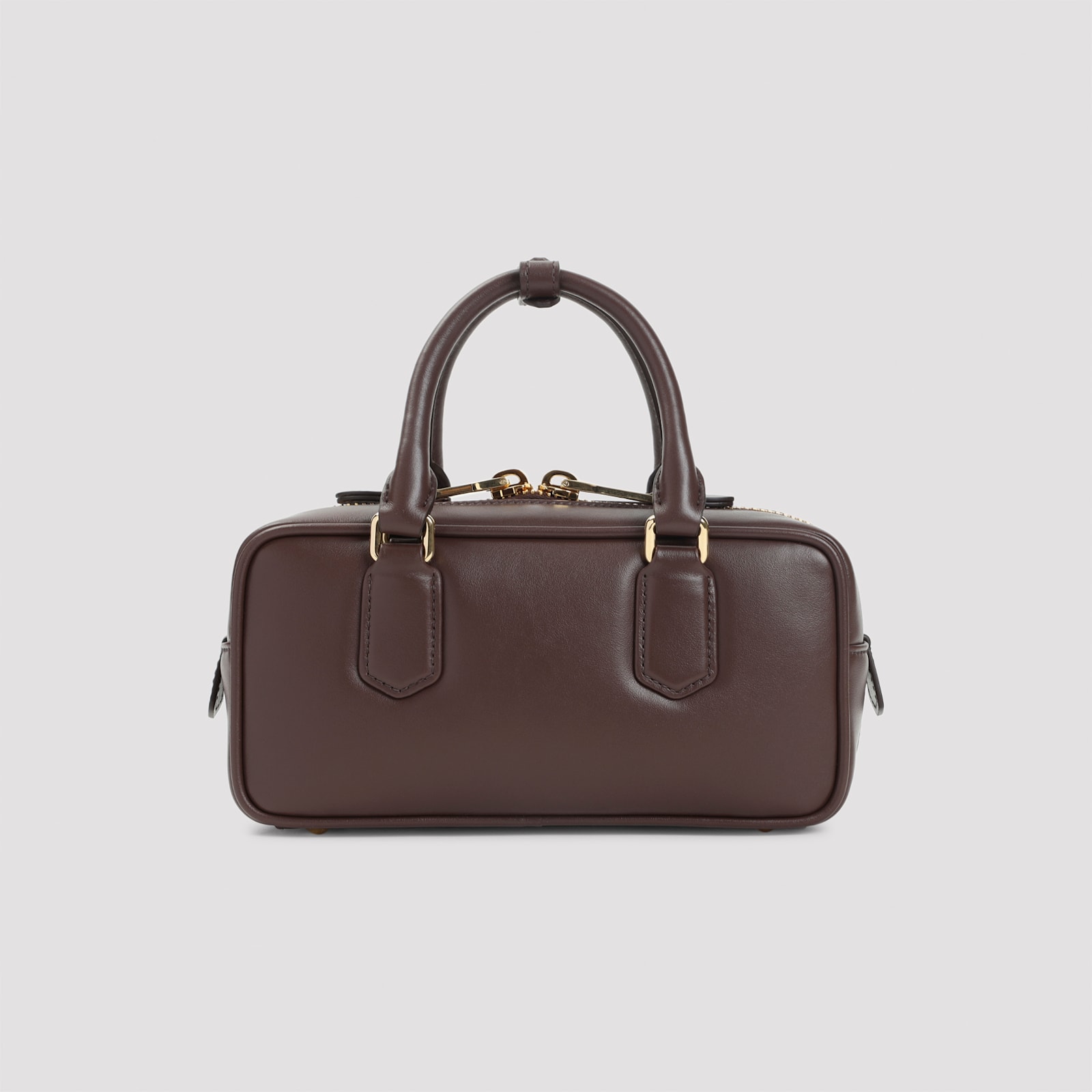 Miu Miu Arcadie Calf Leather Handbag Women In Burgundy