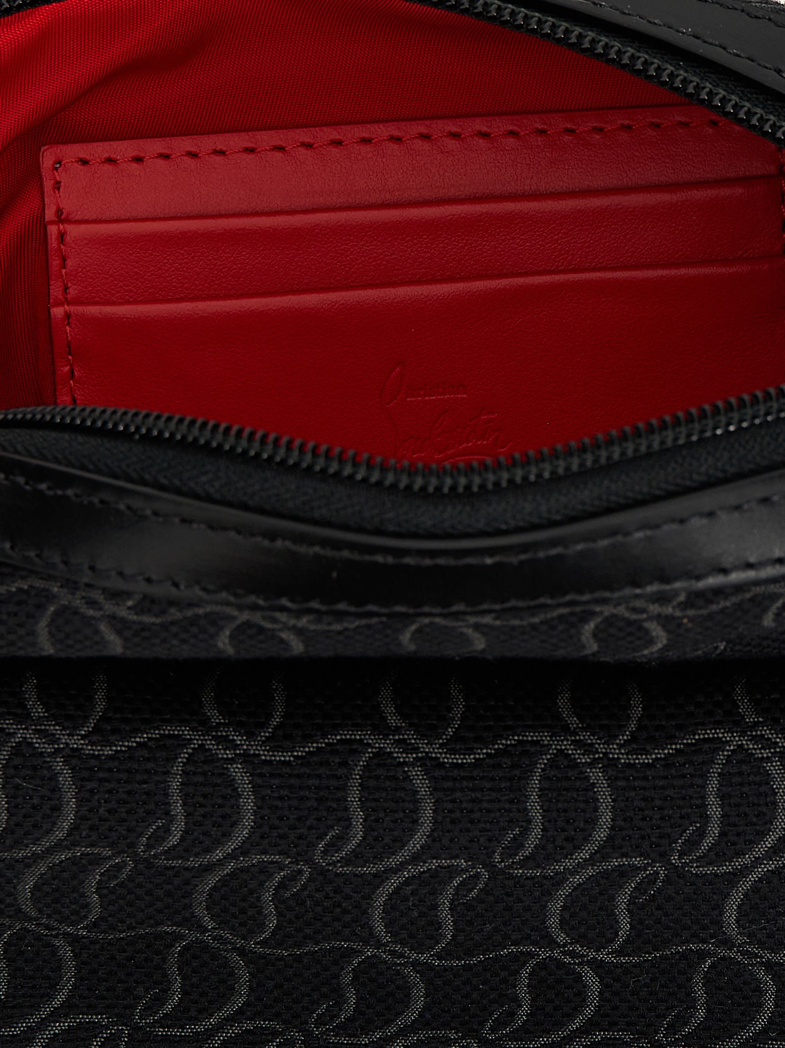 Shop Christian Louboutin Zip N Flap Crossbody Bag In Black