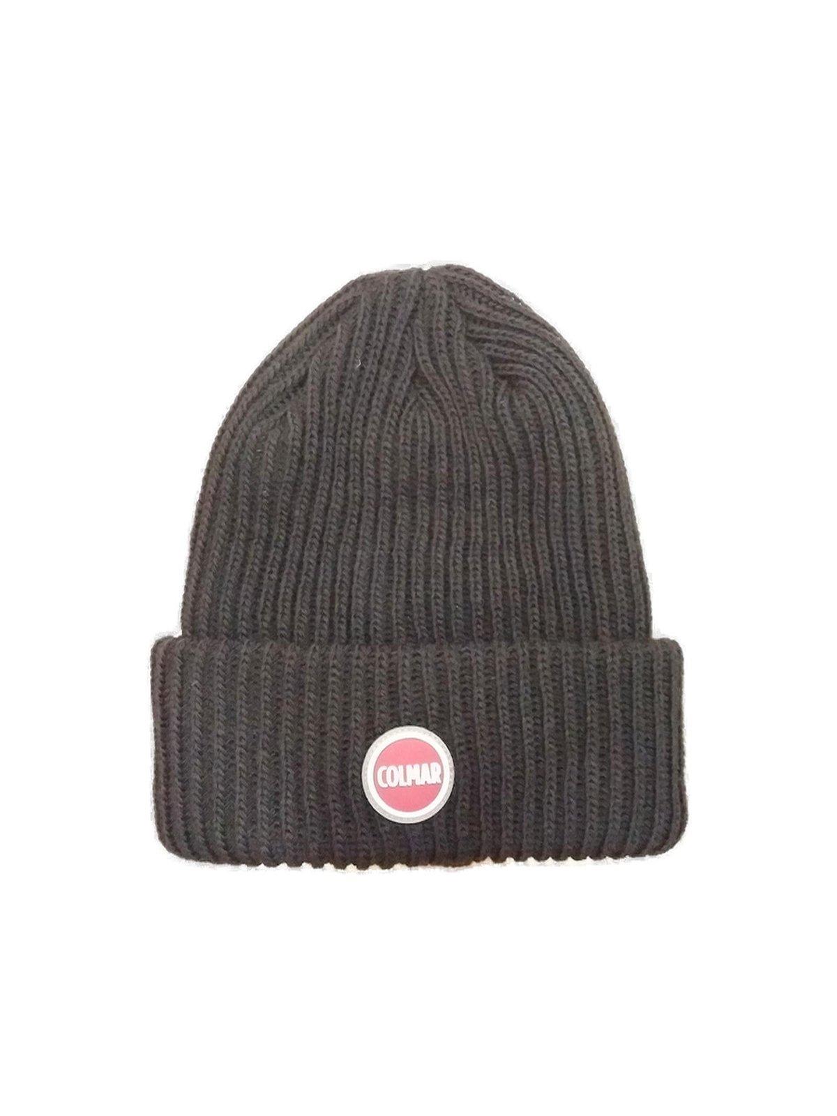 Logo-patch Knitted Beanie