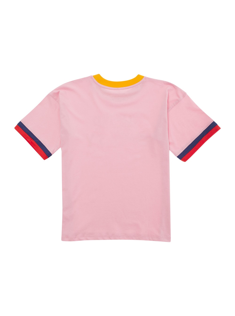 Shop Mini Rodini Pink T-shirt With Super Sporty Print In Cotton Boy