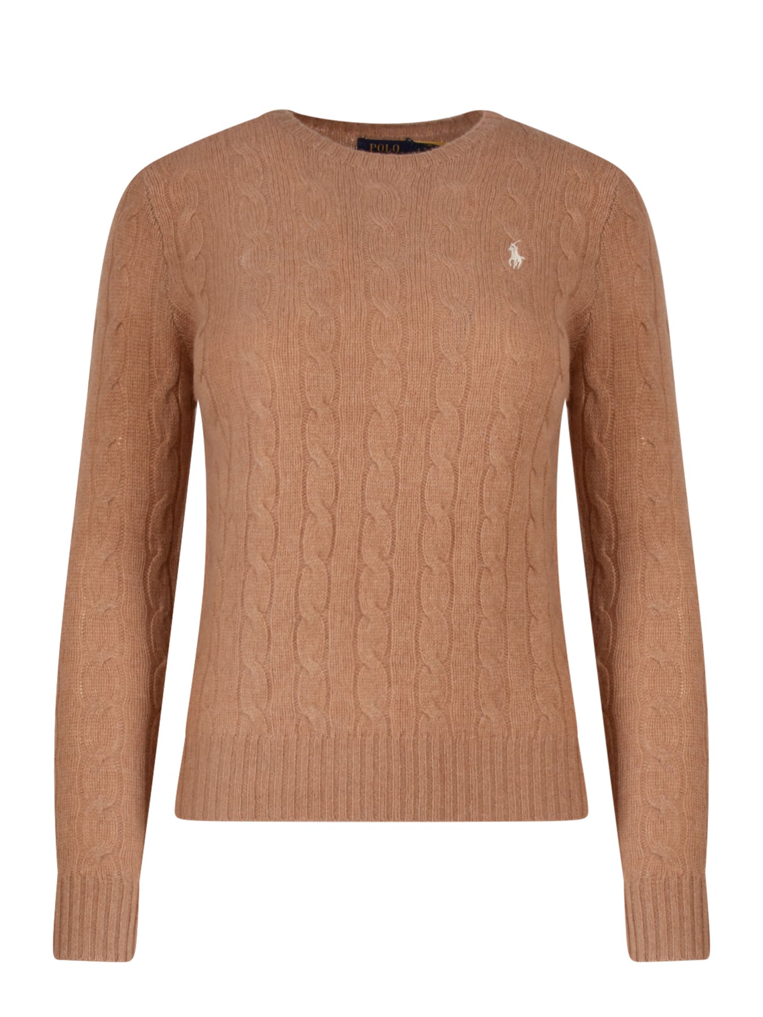 Shop Polo Ralph Lauren Sweater In Beige