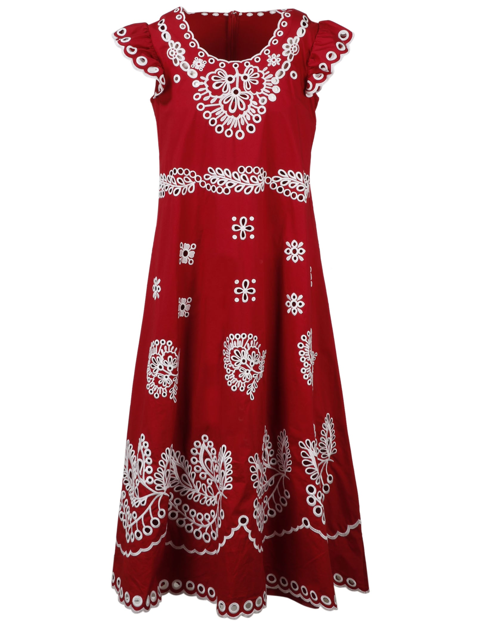 RED Valentino Embroidery Dress