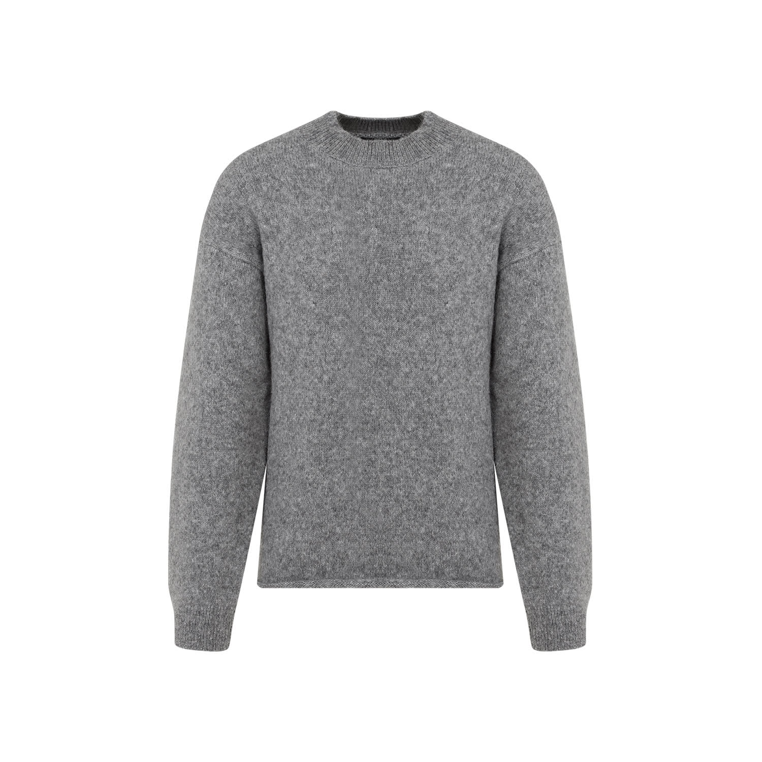 Shop Jacquemus Le Pull Pullover In Grey