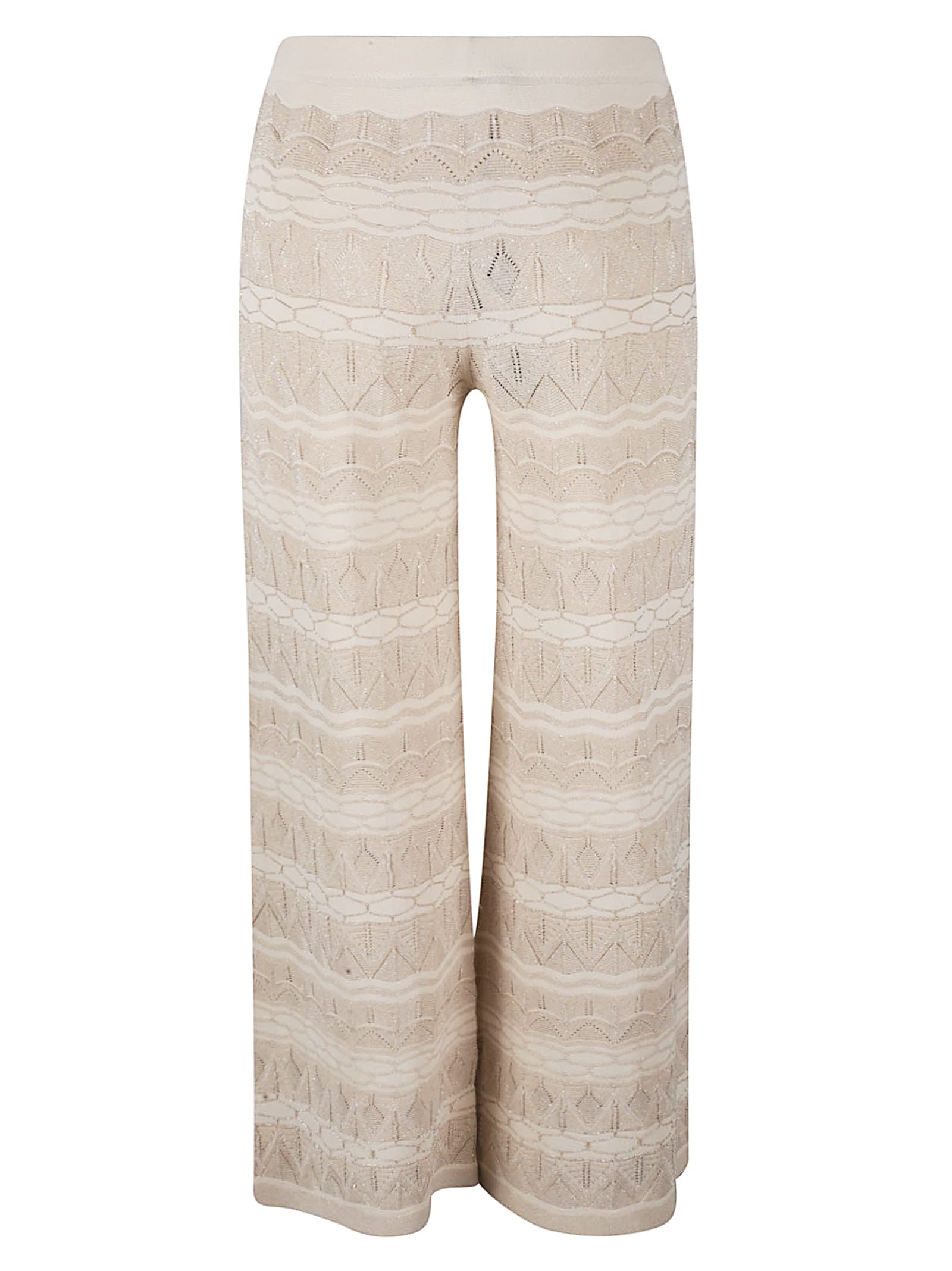 D Exterior D.exterior Knitted Lace High-waist In Brown