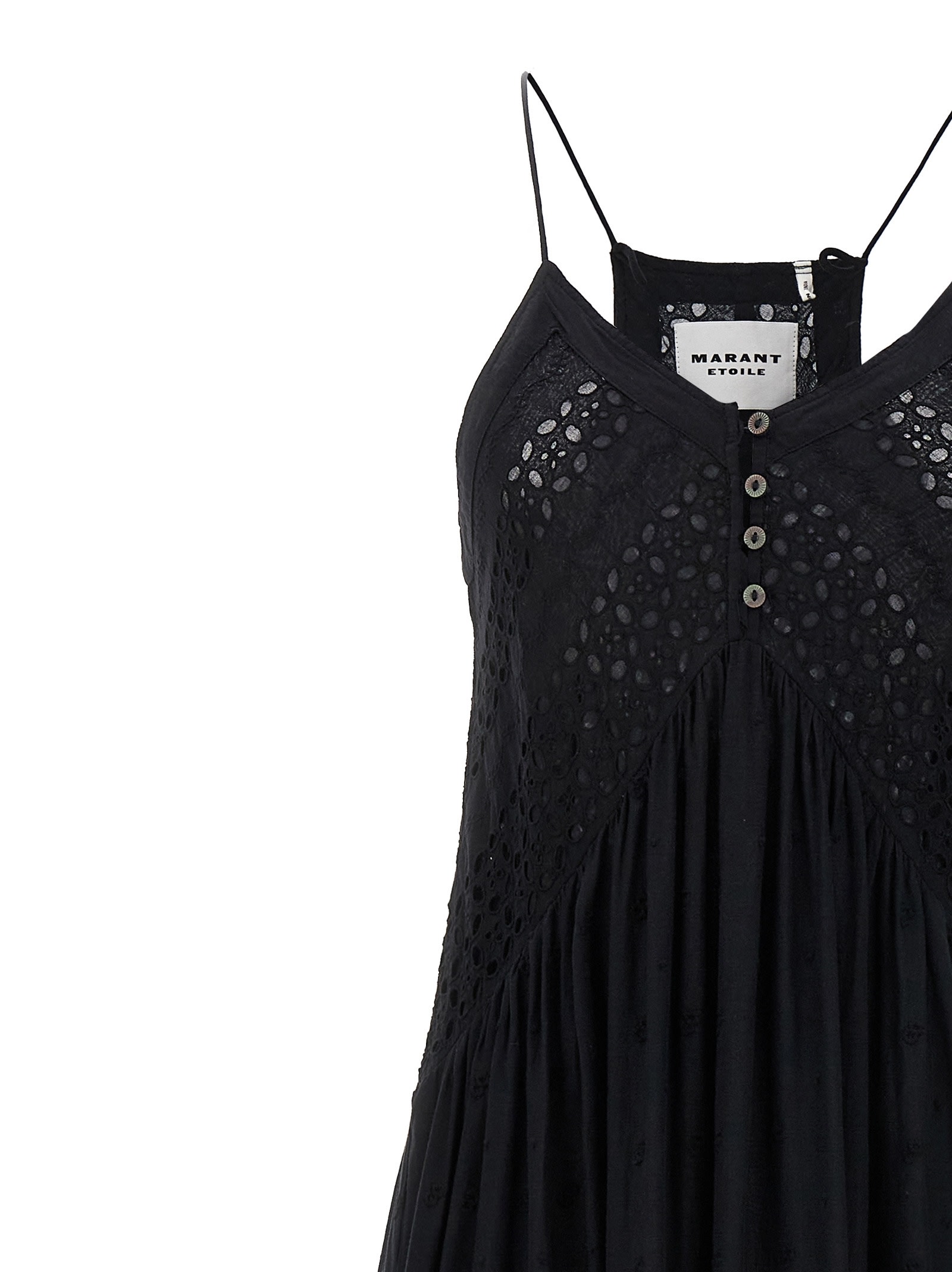 Shop Marant Etoile Sabba Maxi Dress In Black