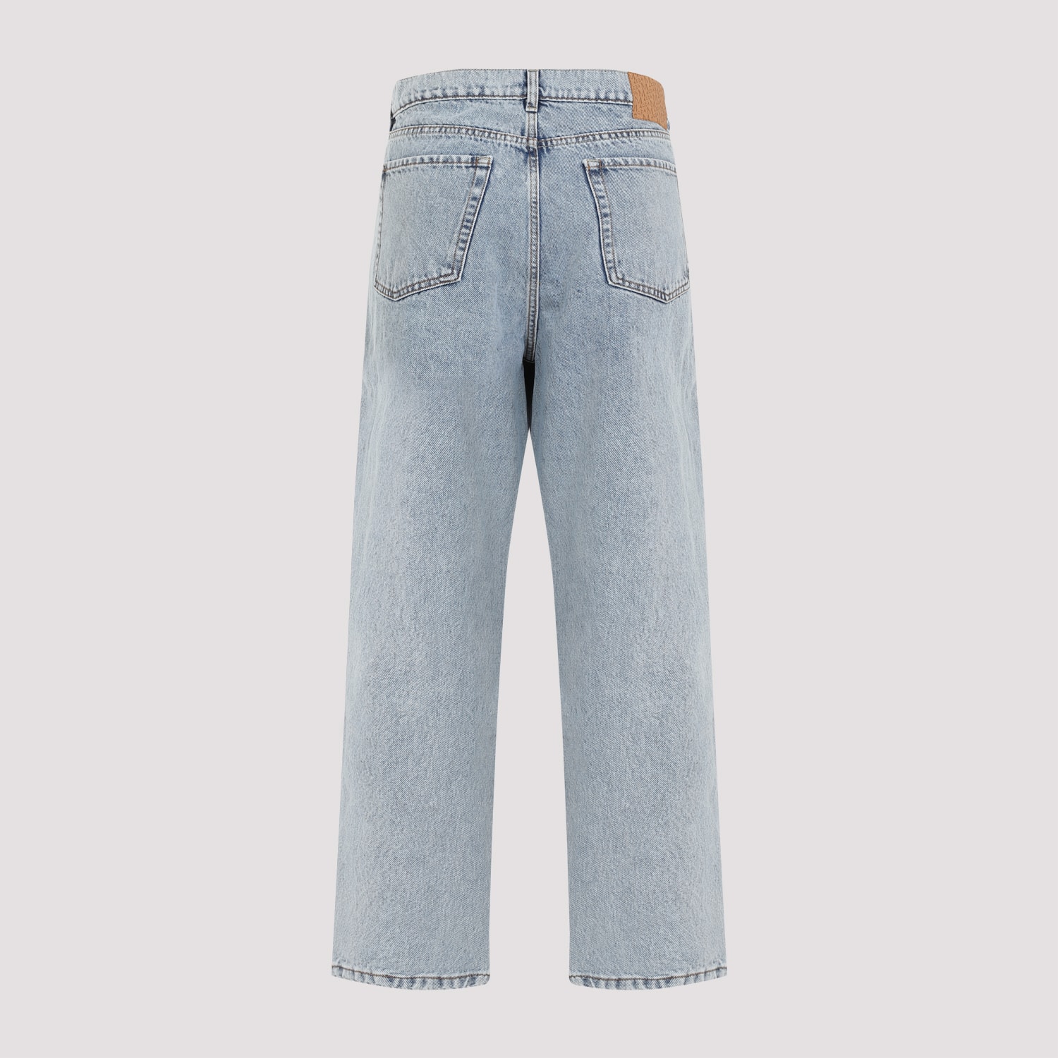 Shop Magda Butrym Denim Jeans In Blue