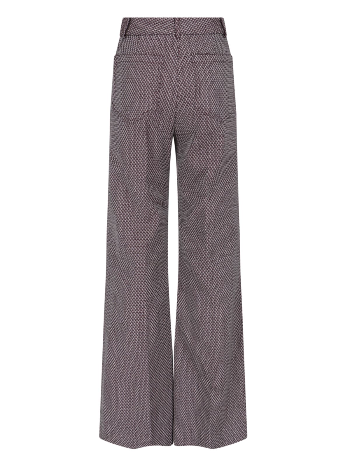 Shop Victoria Beckham Alina Palazzo Pants In Brown