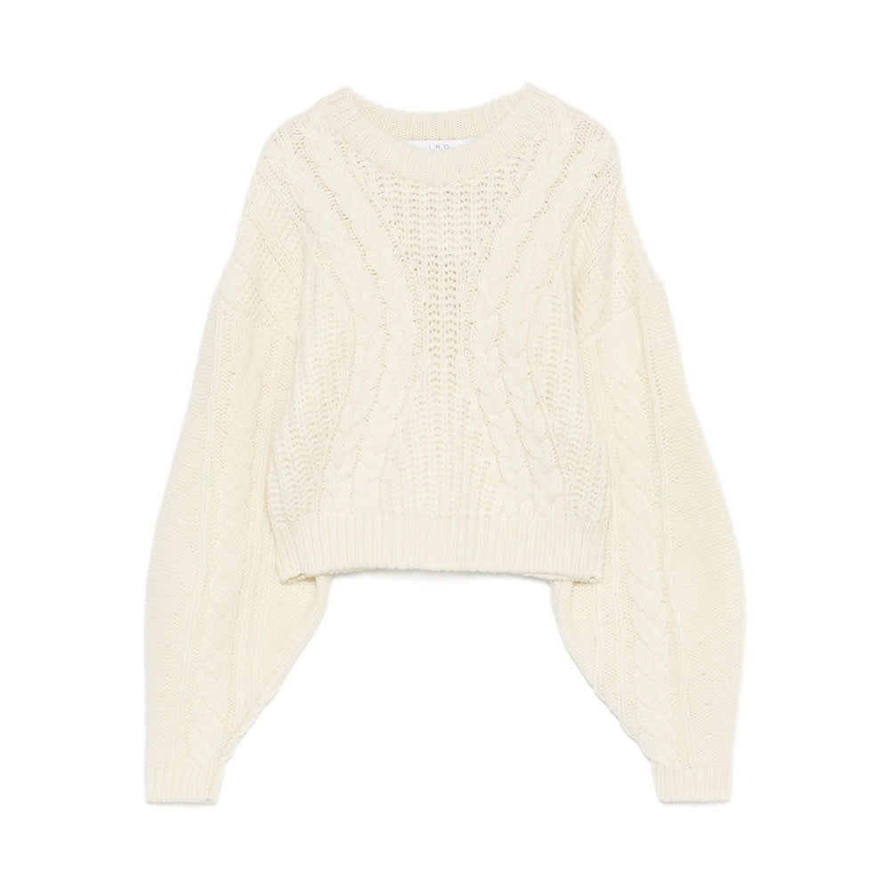 Iro Wool Cable-knit Sweater In White