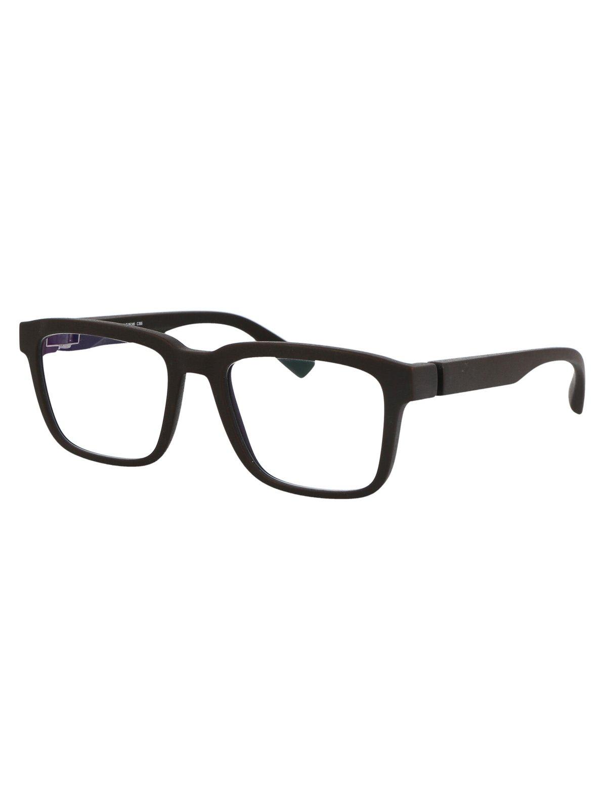 Mykita Helicon Rectangle Frame Glasses In 355