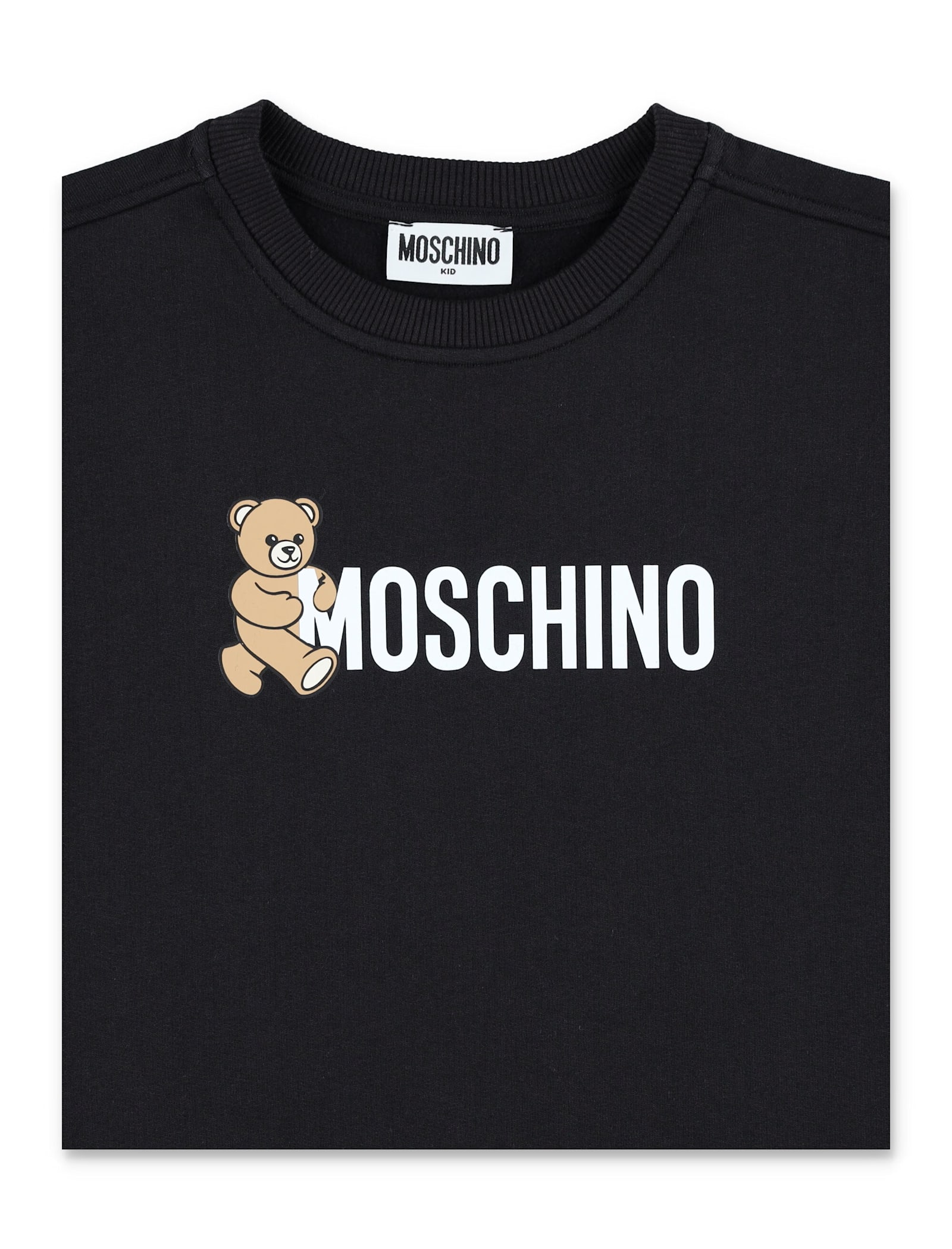 Moschino Kid - Sweatshirt Mini Dress In Black