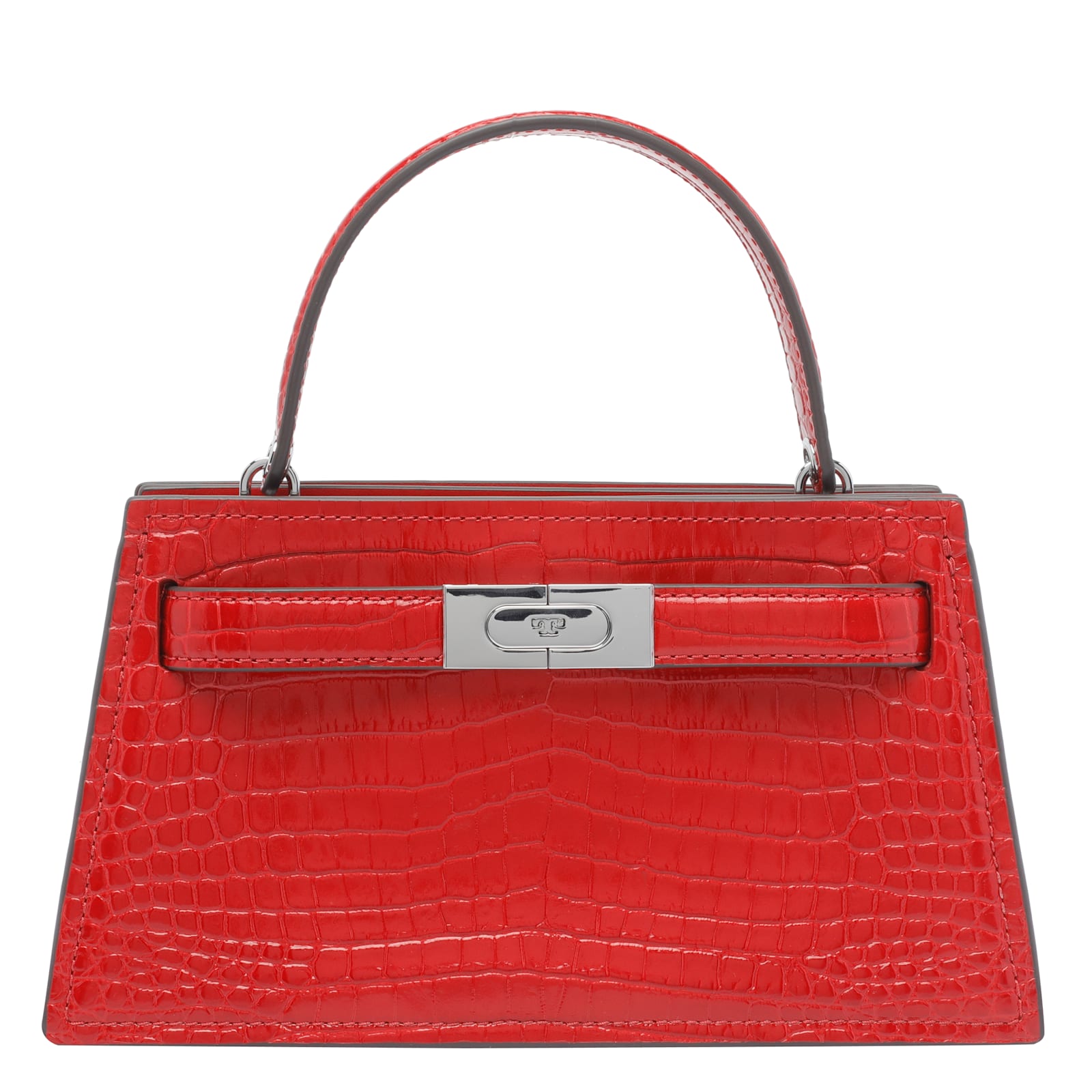 Small Lee Radziwill Croc Handbag