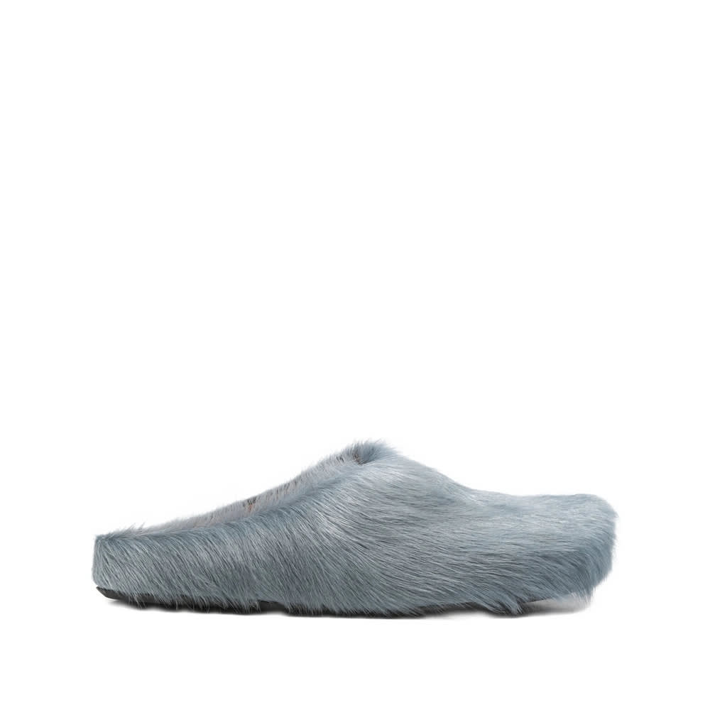 Marni Fussbett Sabot Sandals In Gray